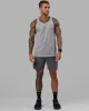 UltraAir 6" Lined Performance Shorts - Asphalt sold by LSKD