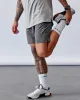 UltraAir 6" Lined Performance Shorts - Asphalt sold by LSKD