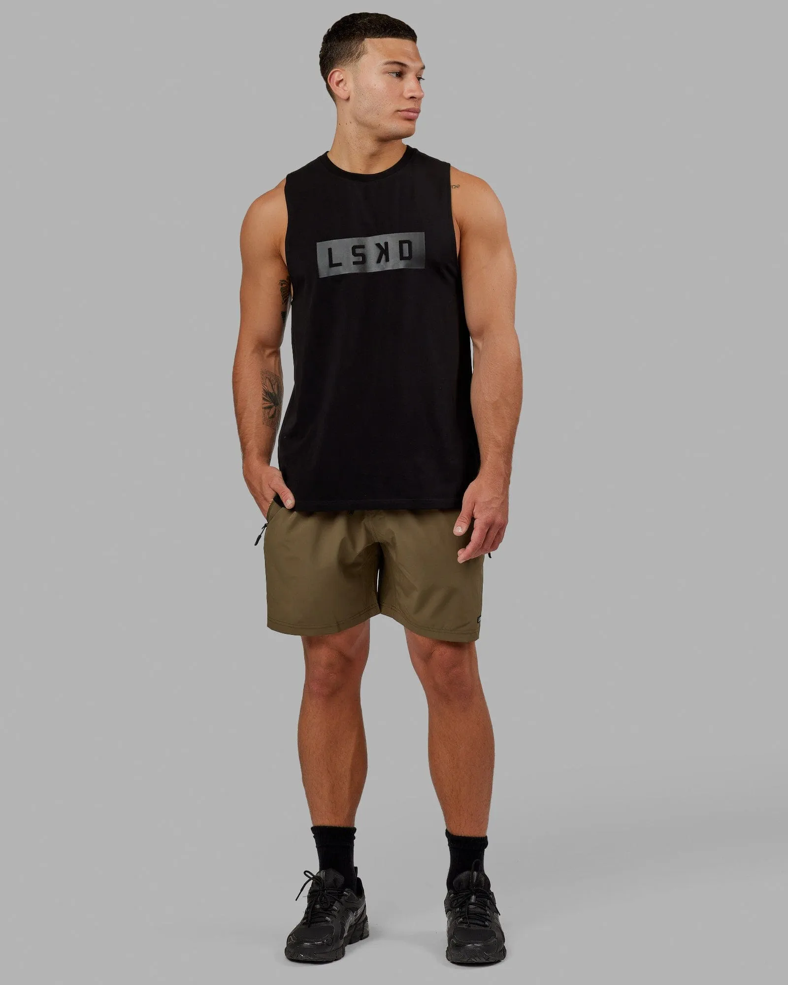 Rep 7'' Performance Shorts - Army Green sold by LSKD product image thumbnail 5