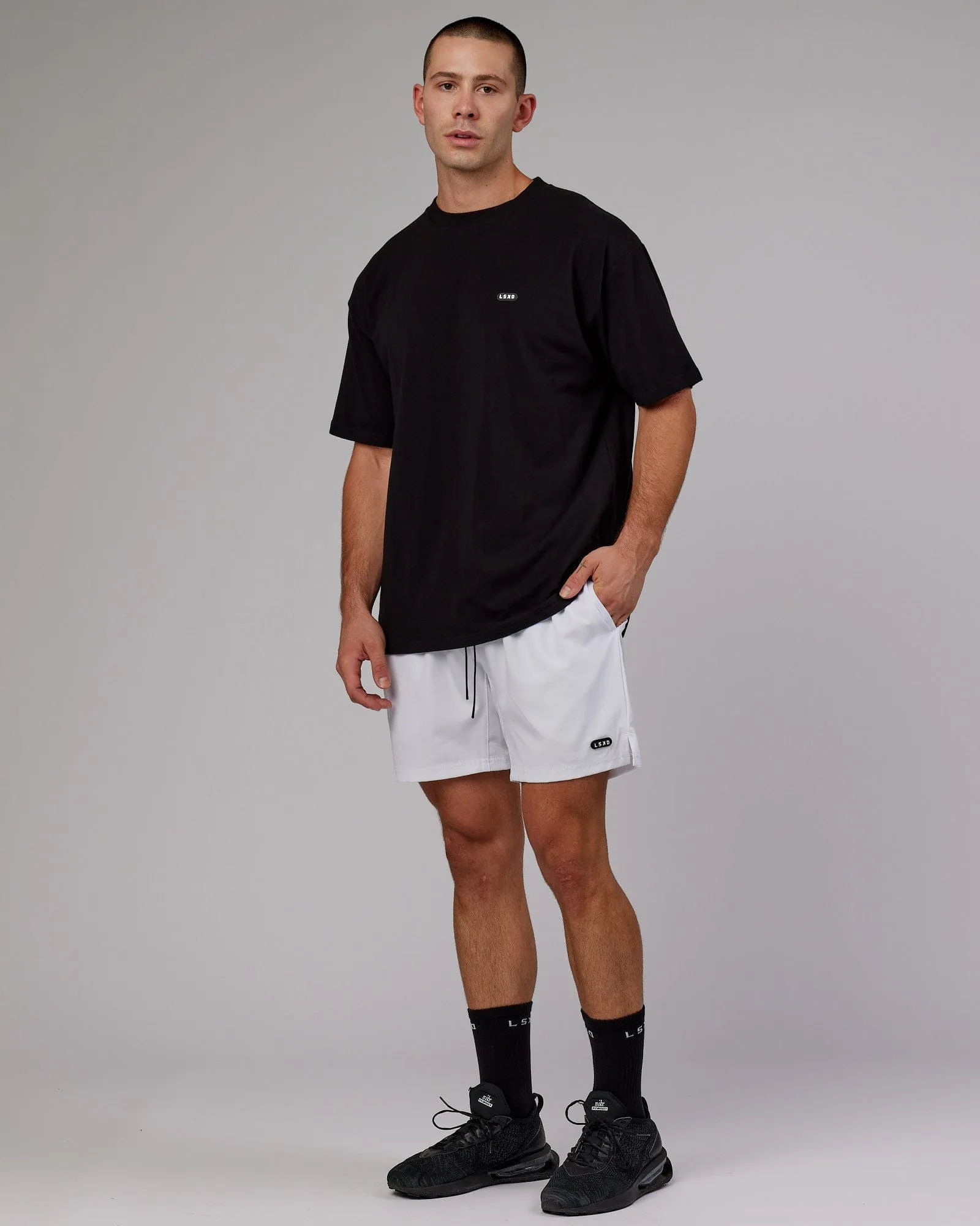 Capsule 7" Performance Short - White sold by LSKD product image thumbnail 4