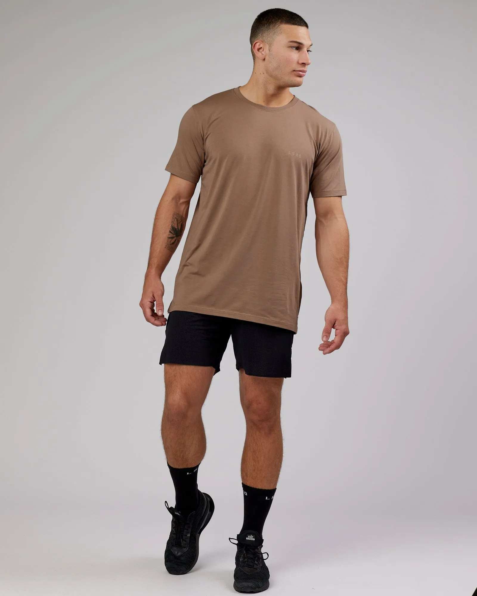 Deluxe PimaFLX Tee - Fossil sold by LSKD product image thumbnail 2