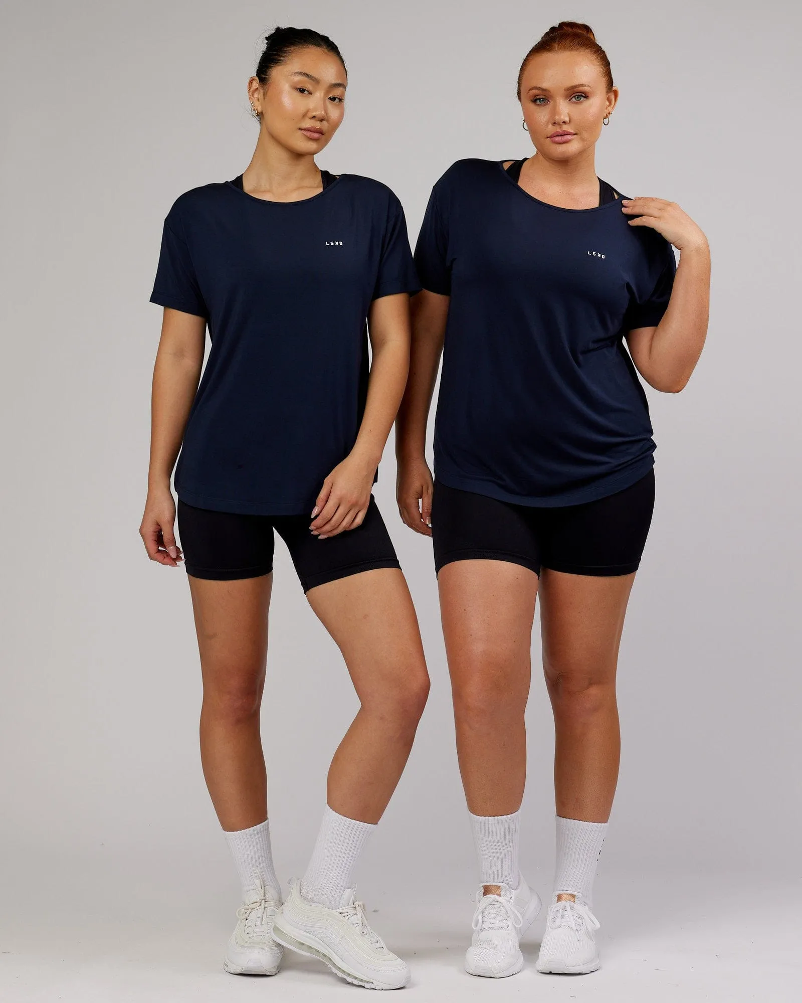 Air Slouch Tee - Navy sold by LSKD product image thumbnail 3