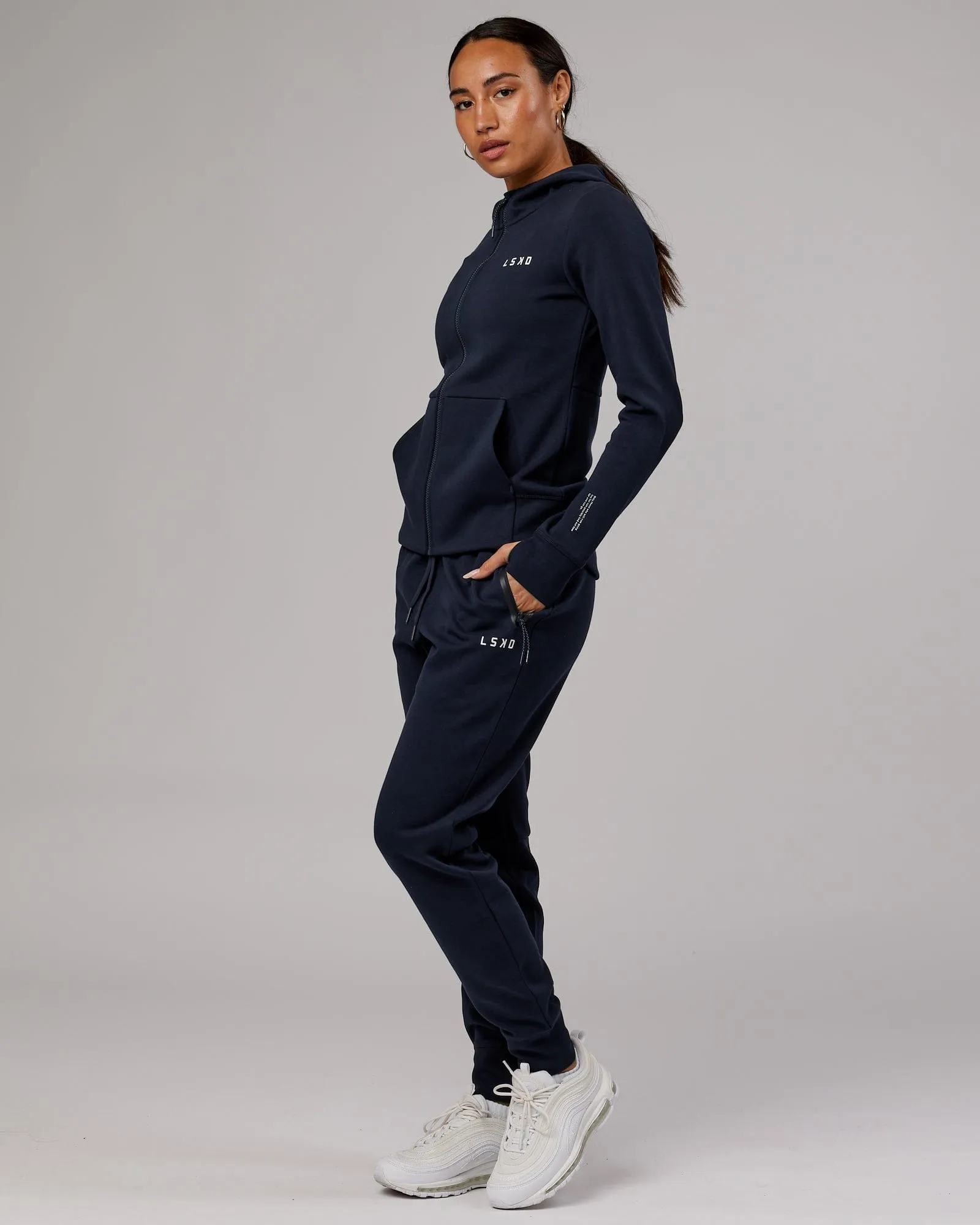 Womens Athlete ForgedFleece Track Pants - Dark Navy sold by LSKD product image thumbnail 4