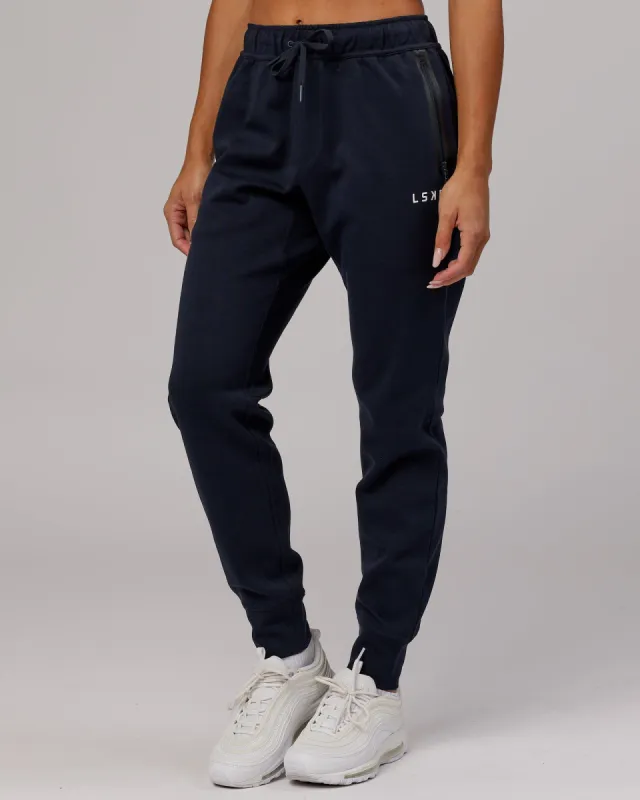 Womens Athlete ForgedFleece Track Pants - Dark Navy sold by LSKD
