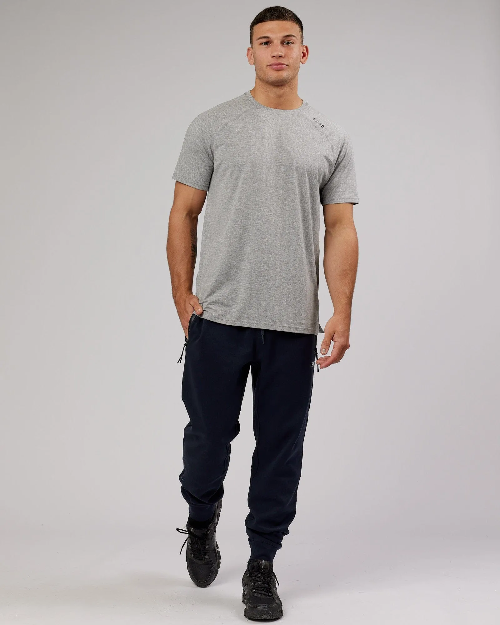 Athlete ForgedFleece Zip Track Pants - Dark Navy sold by LSKD product image thumbnail 2