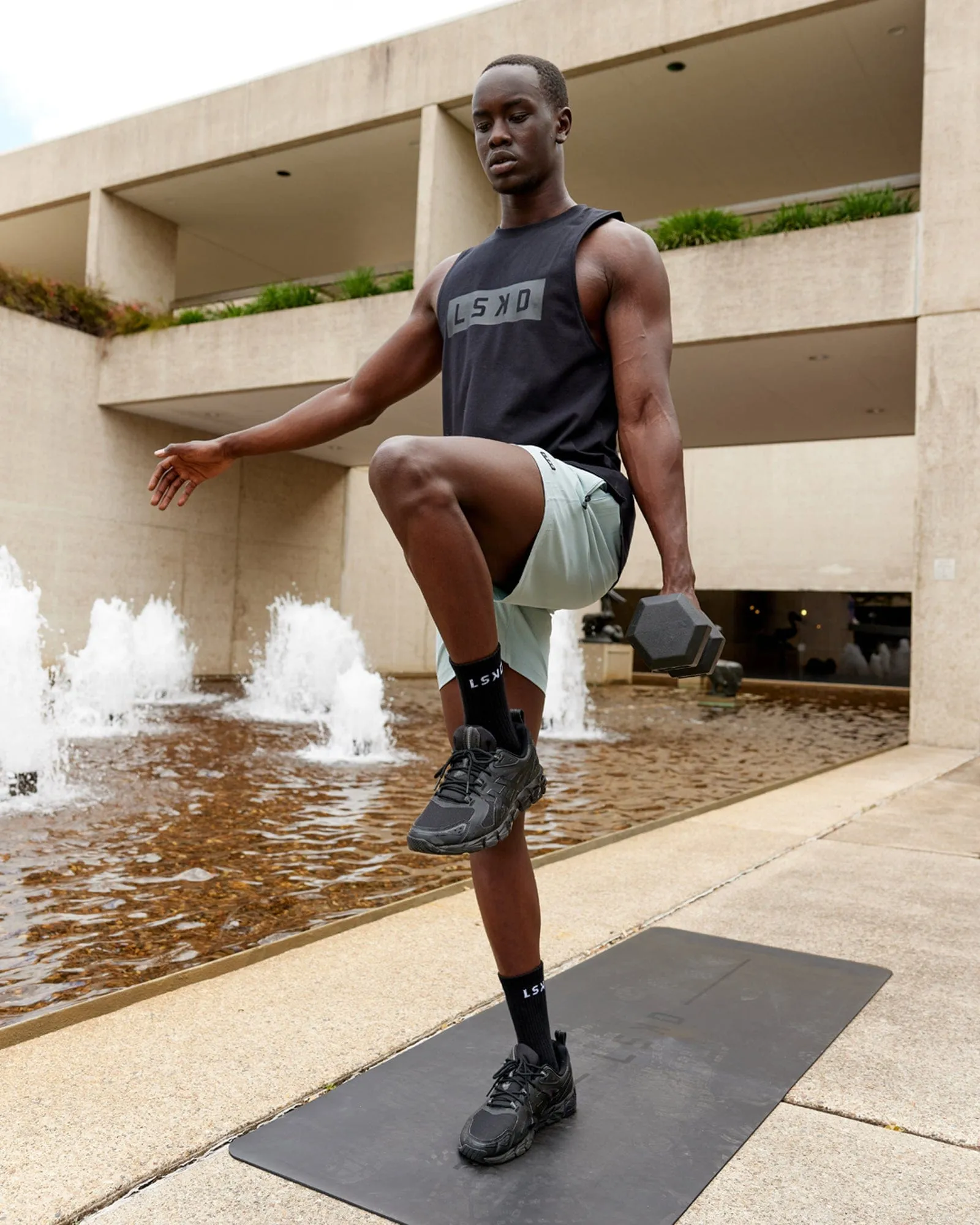 Rep 7" Performance Shorts - Frost sold by LSKD product image thumbnail 2