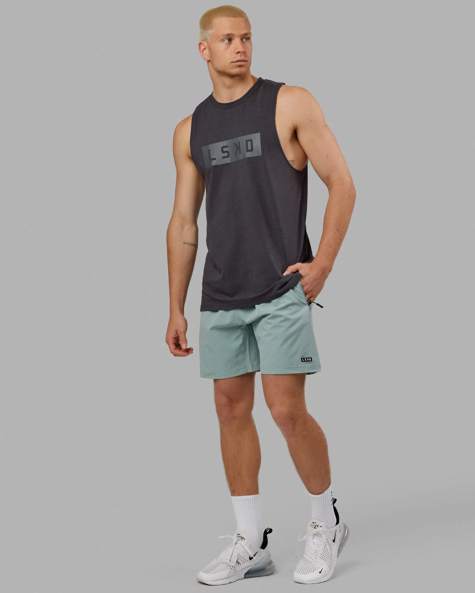Rep 7" Performance Shorts - Frost sold by LSKD product image thumbnail 3