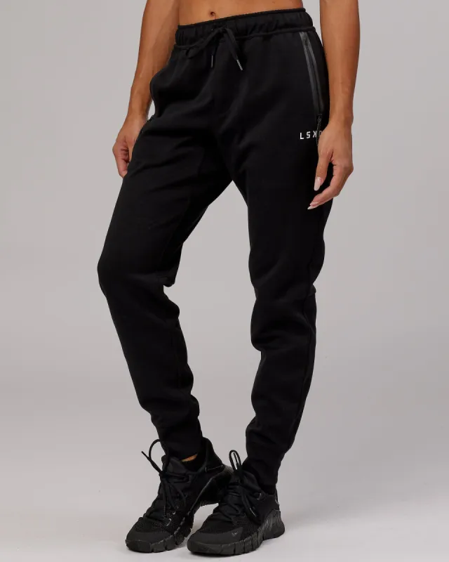 Womens Athlete ForgedFleece Track Pants - Black sold by LSKD
