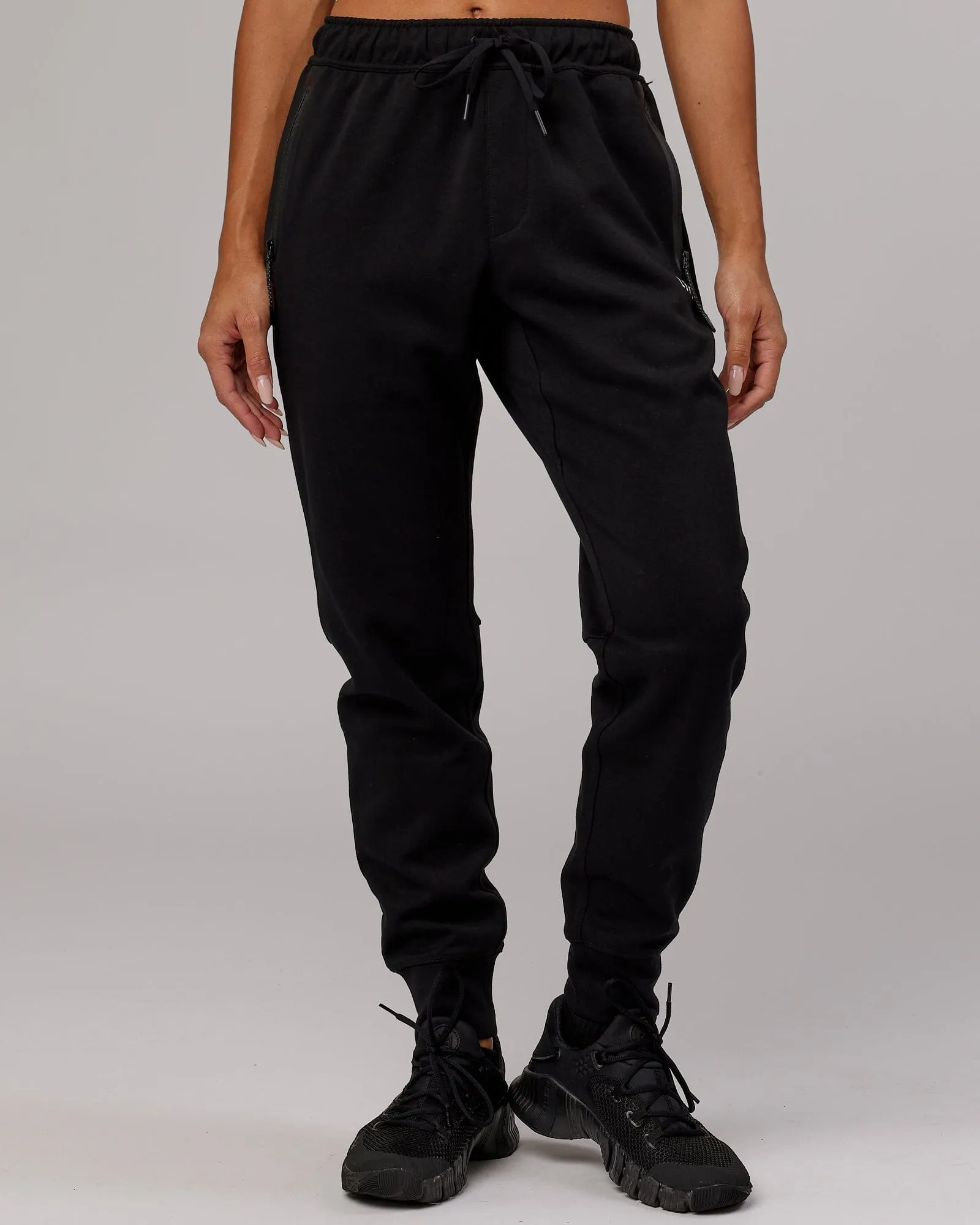 Womens Athlete ForgedFleece Track Pants - Black sold by LSKD product image thumbnail 5