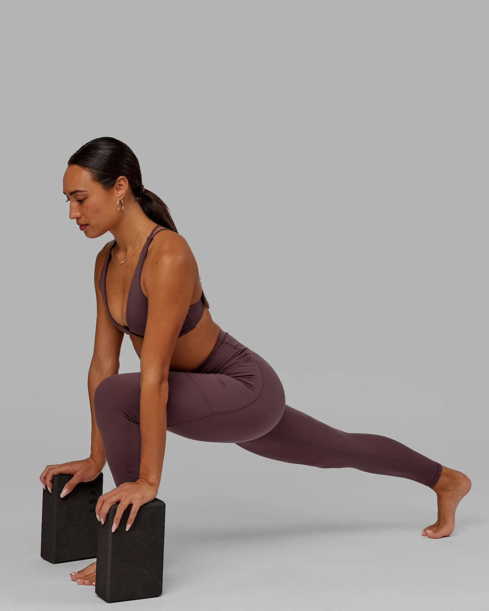 Rep Full Length Tights - Plum sold by LSKD product image thumbnail 2