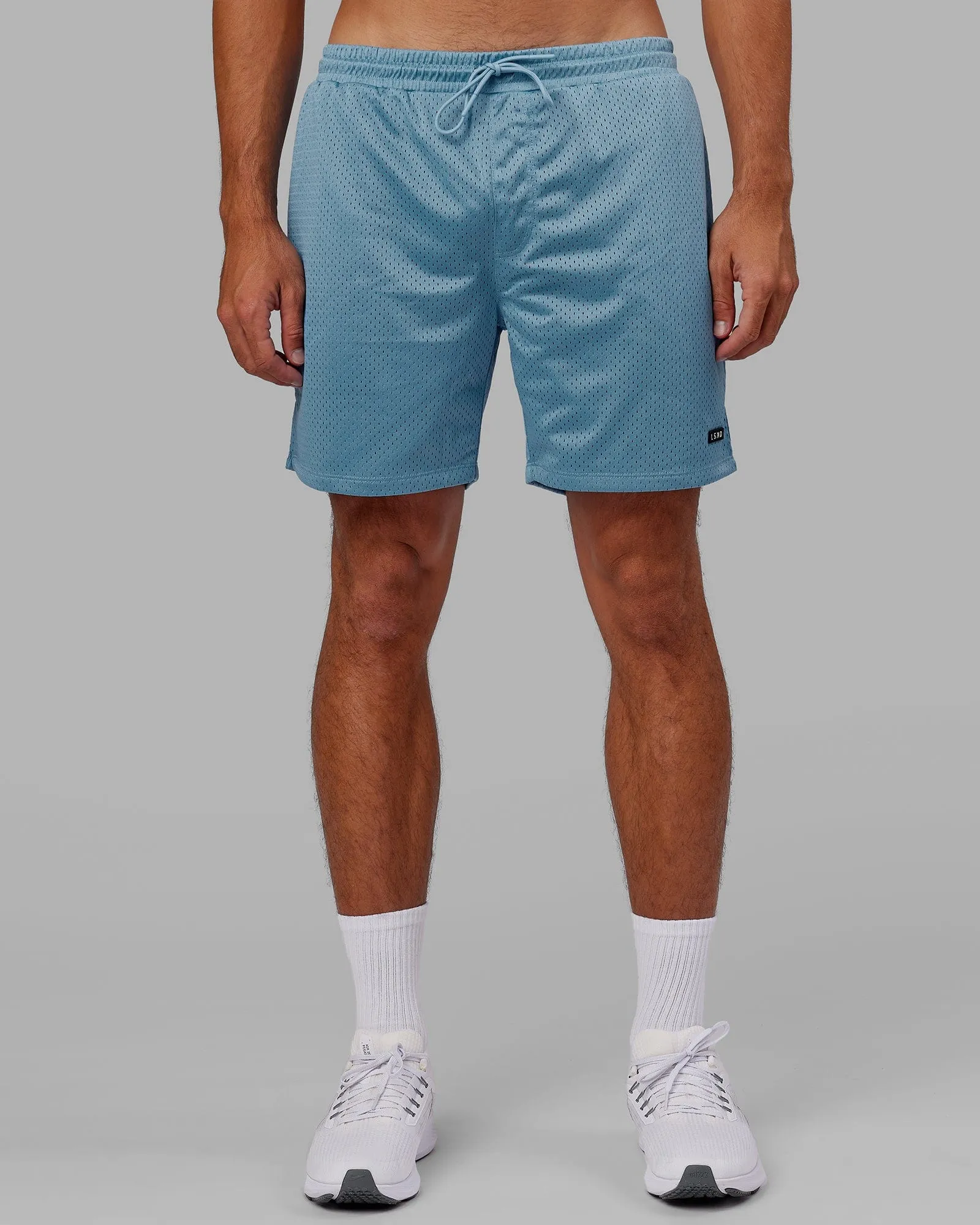 Fundamental Mesh Shorts - Azure Blue sold by LSKD