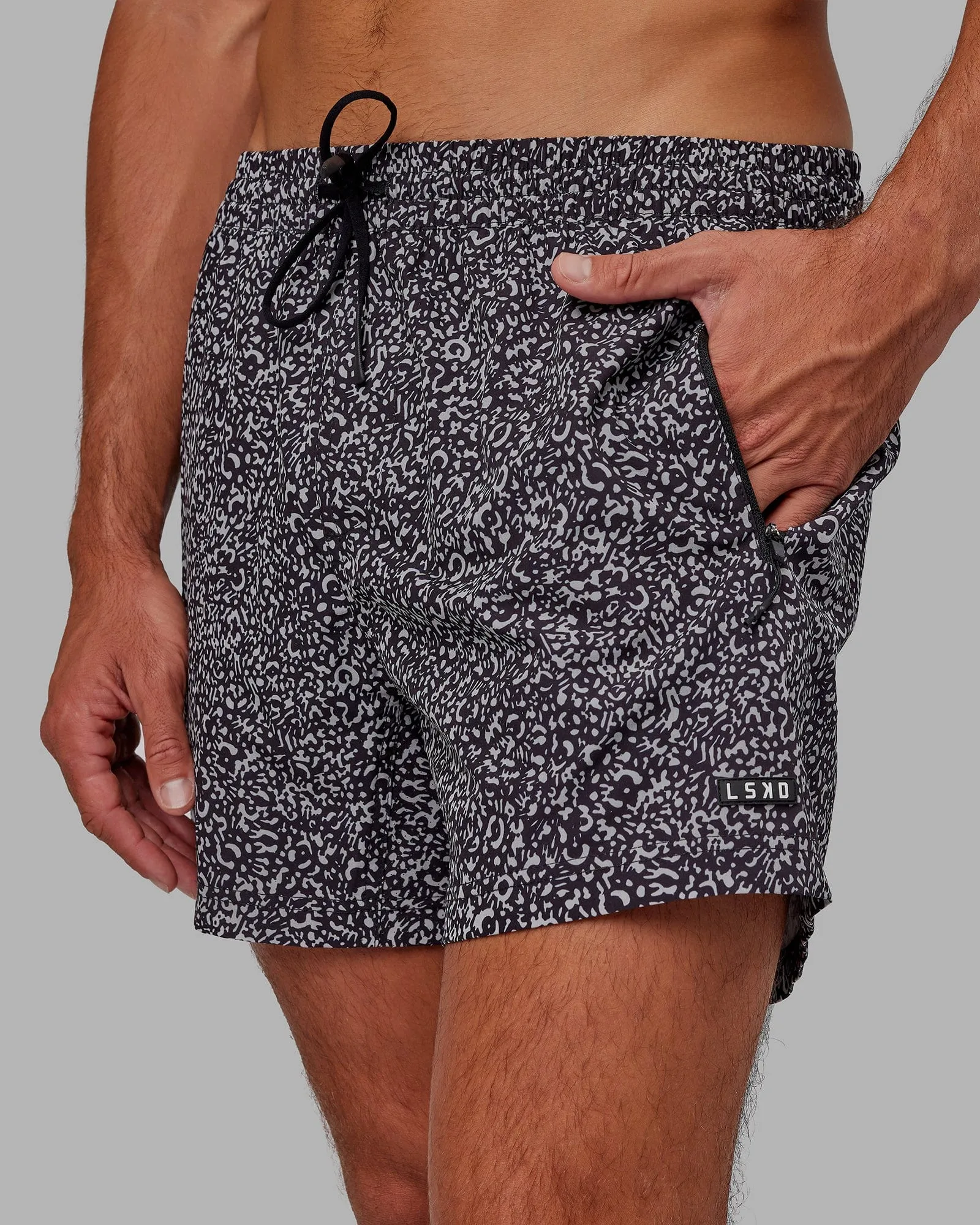 Rep 5" Performance Shorts - Spotty Black-Alloy sold by LSKD product image thumbnail 2