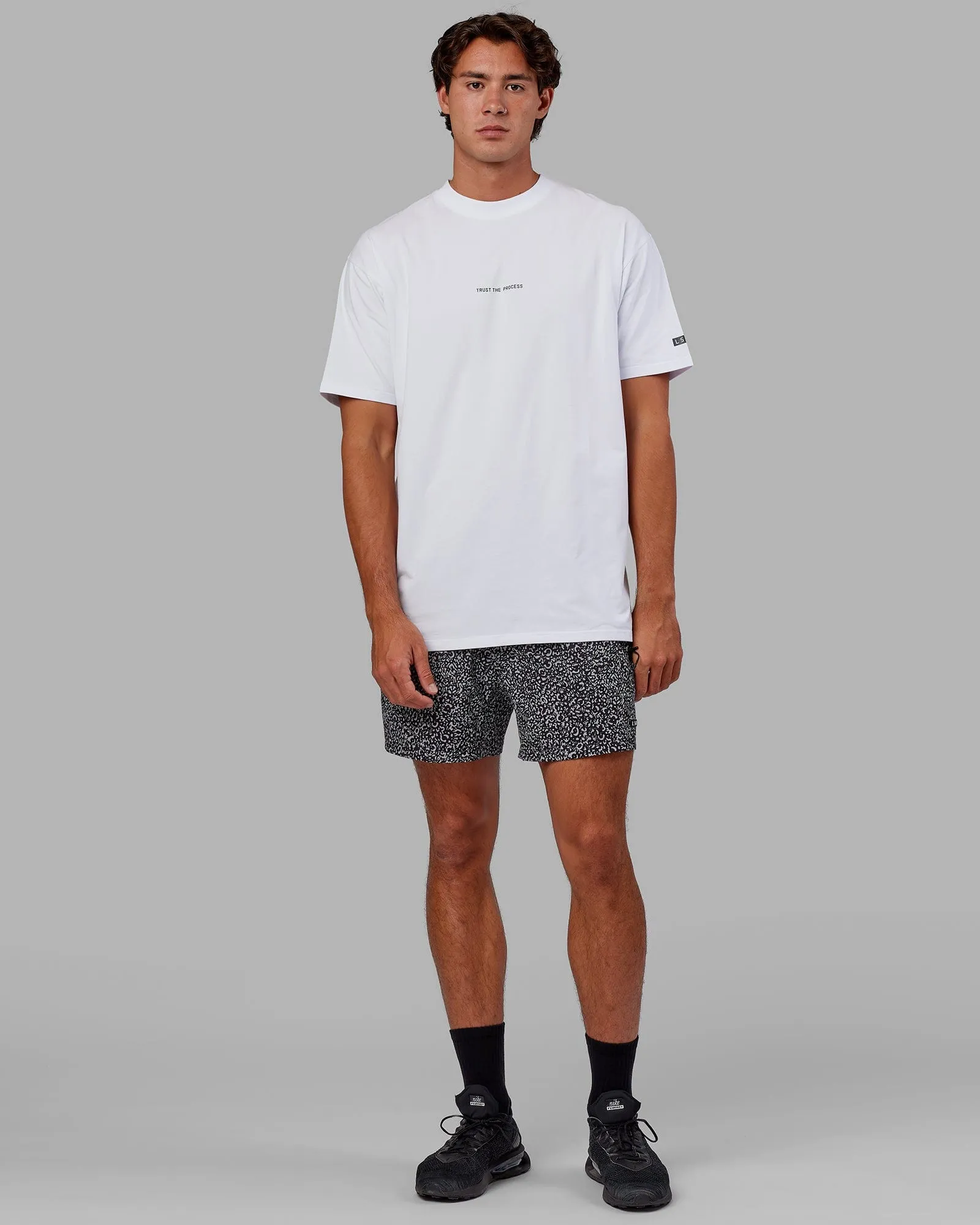 Rep 5" Performance Shorts - Spotty Black-Alloy sold by LSKD product image thumbnail 3