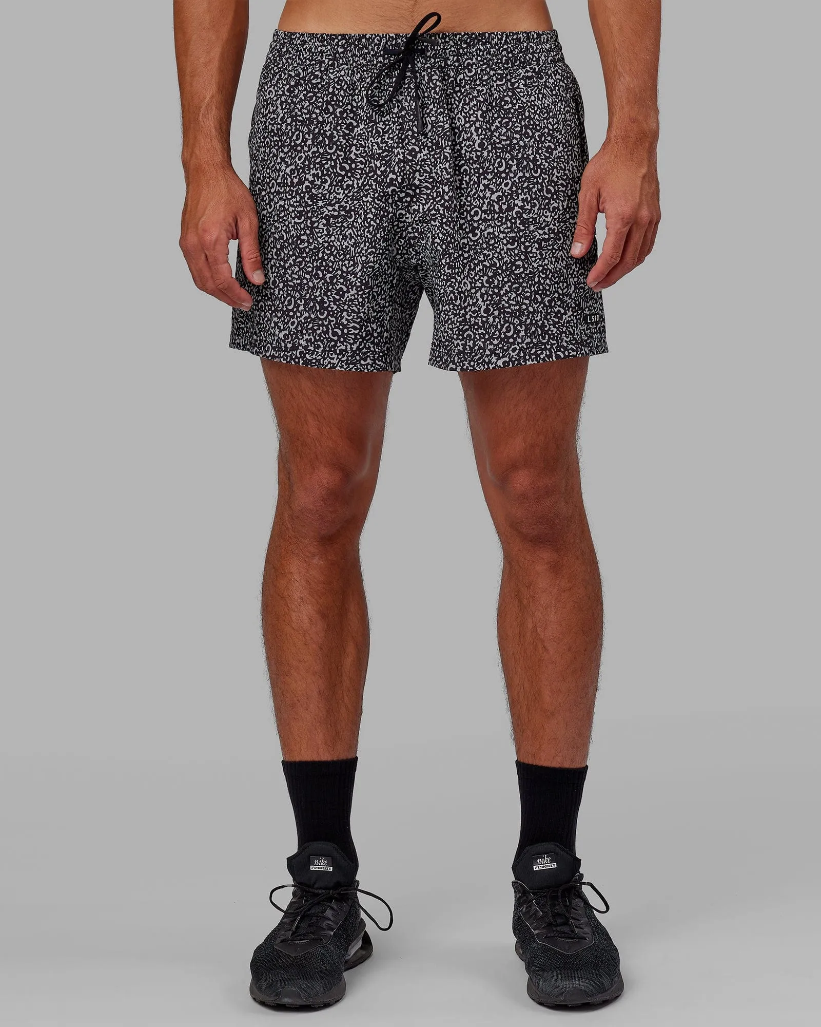 Rep 5" Performance Shorts - Spotty Black-Alloy sold by LSKD