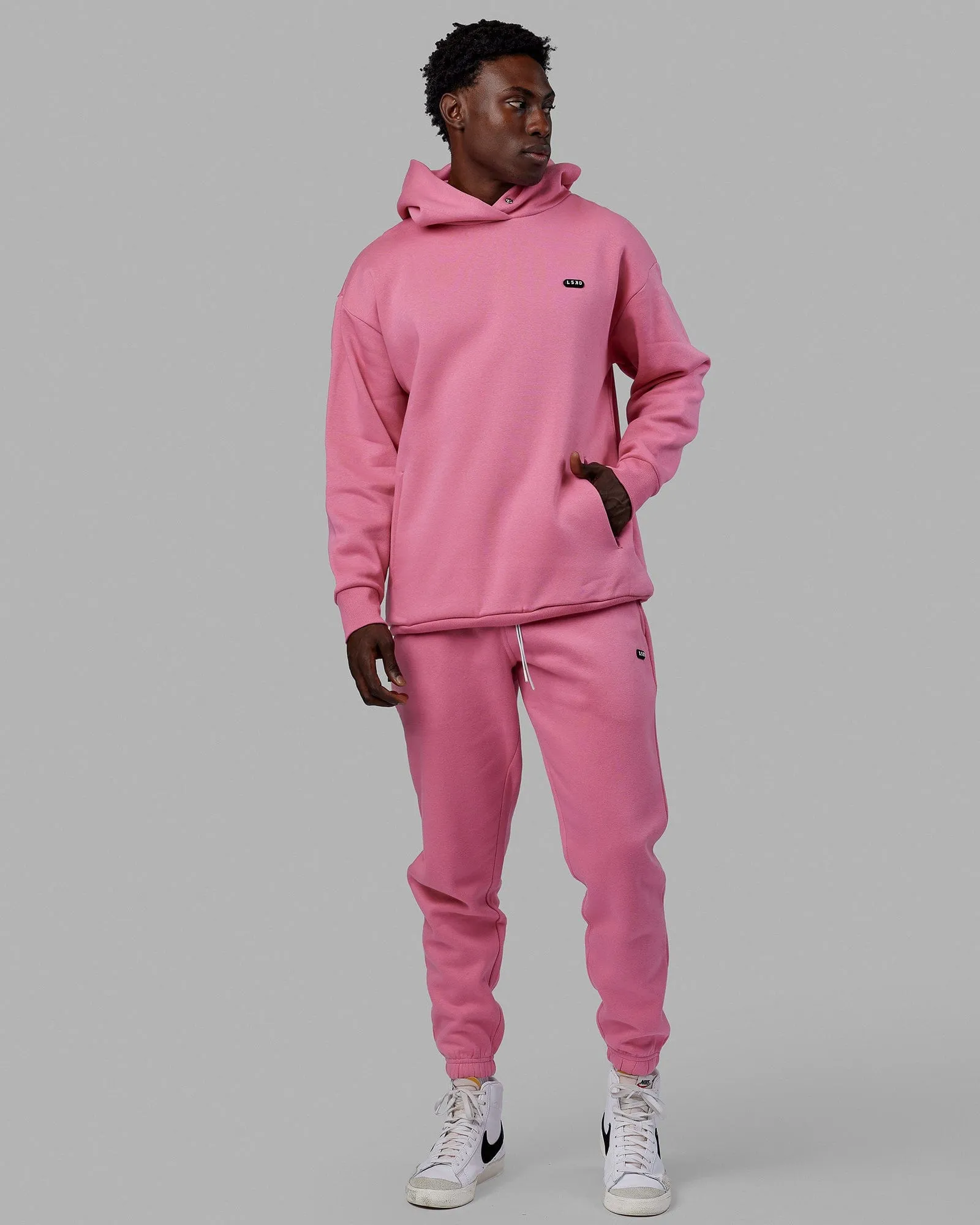 Unisex Capsule Hoodie Oversize - Pink Rose sold by LSKD product image thumbnail 5