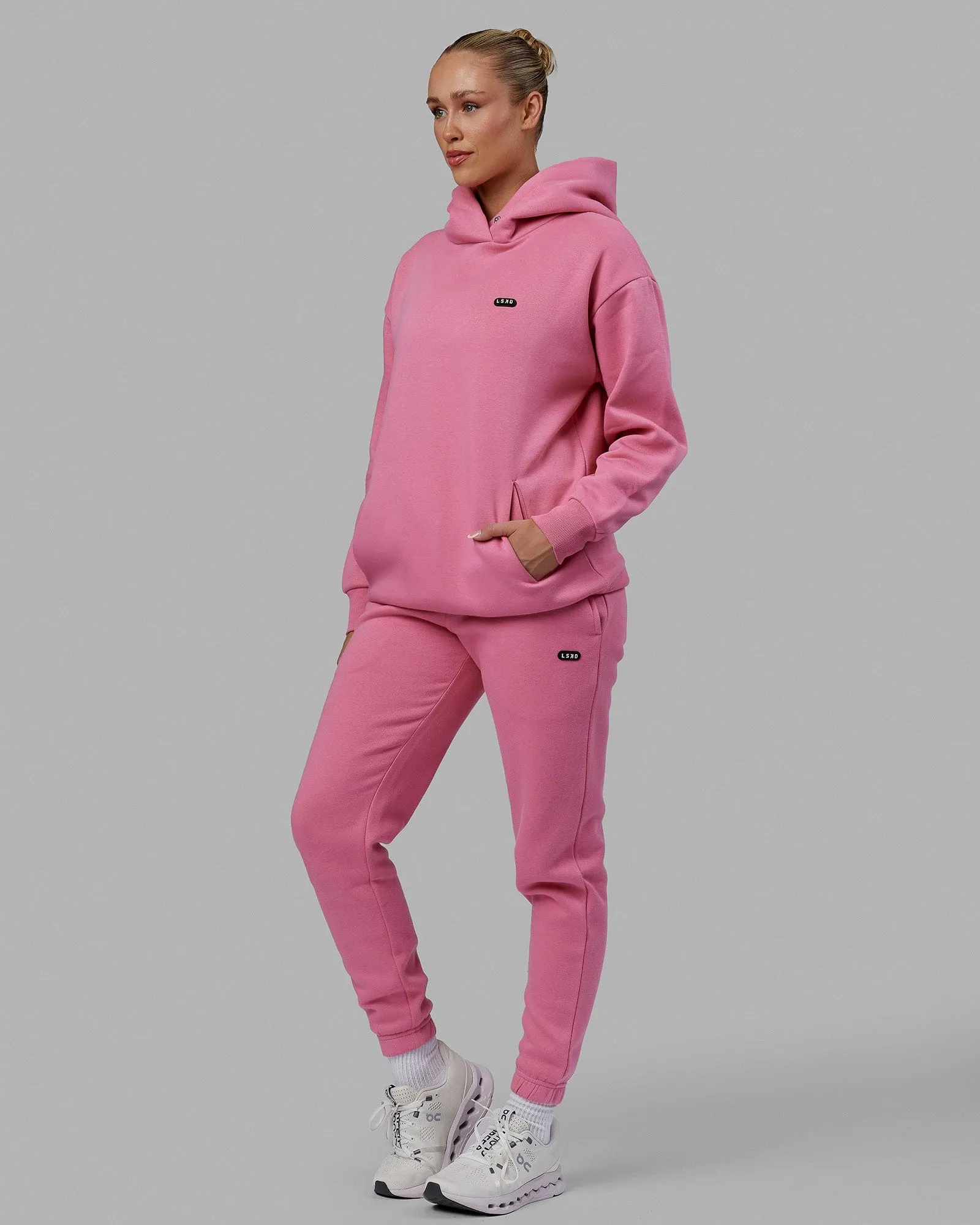 Unisex Capsule Hoodie Oversize - Pink Rose sold by LSKD product image thumbnail 3