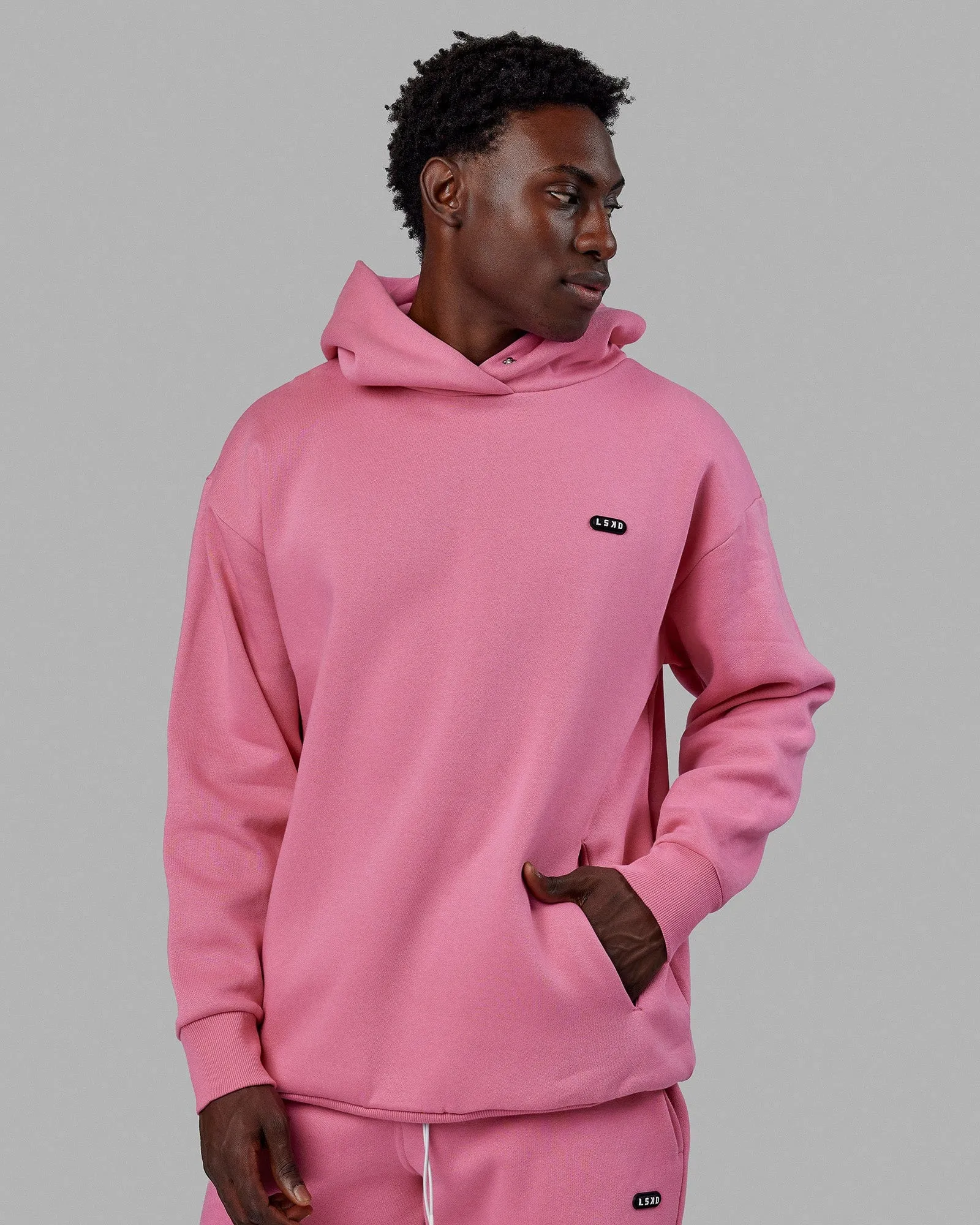 Unisex Capsule Hoodie Oversize - Pink Rose sold by LSKD product image thumbnail 2