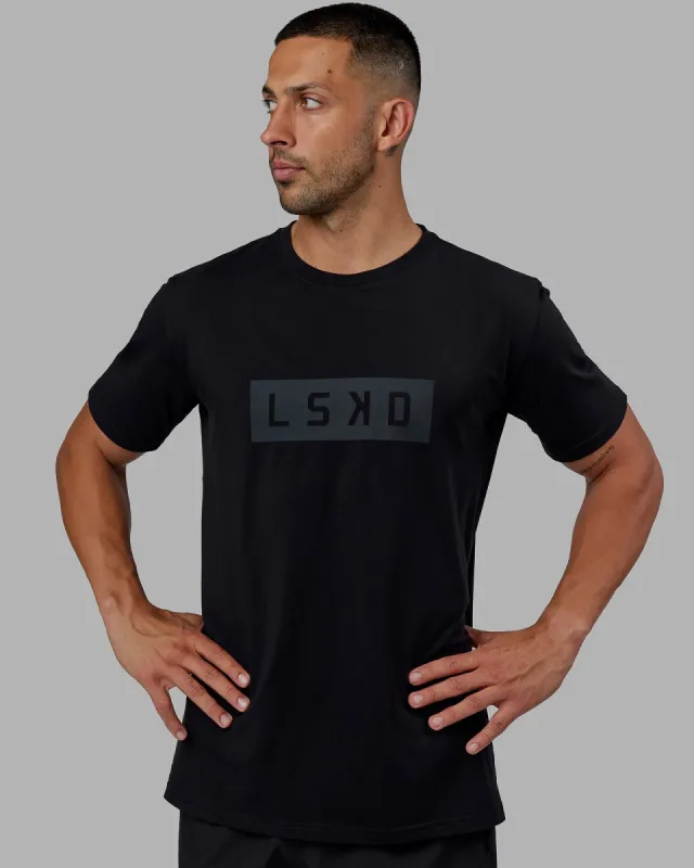 Strength FLXCotton Tee - Black-Black sold by LSKD