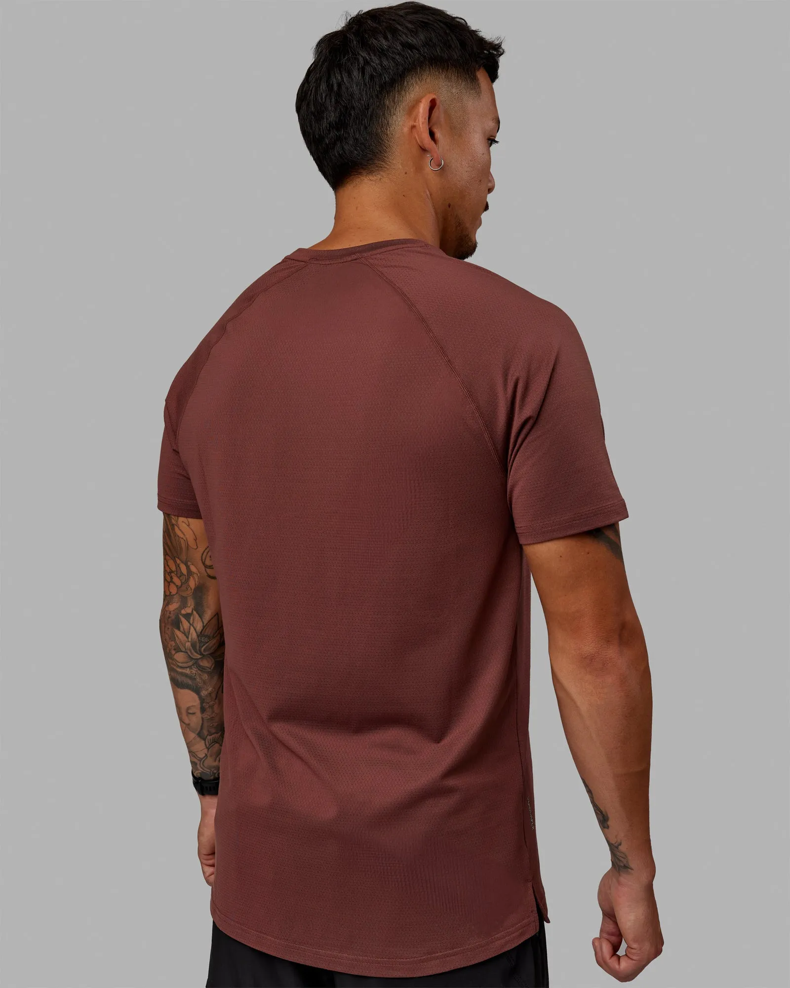 Perform VapourFLX Tee - Dull Rust sold by LSKD product image thumbnail 3