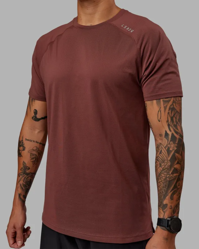 Perform VapourFLX Tee - Dull Rust sold by LSKD