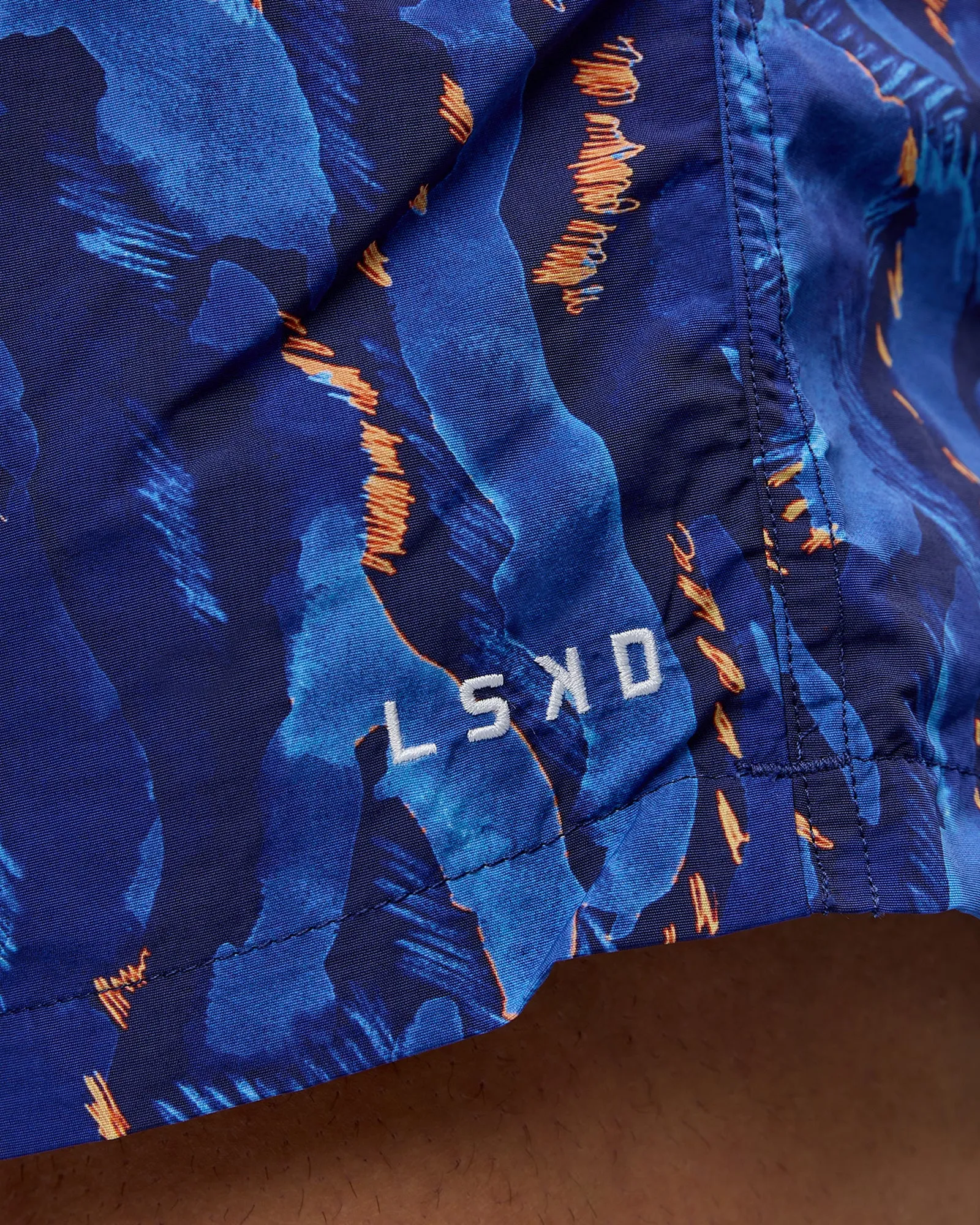 Classic 5" Shorts - Brush Deep Blue sold by LSKD product image thumbnail 5