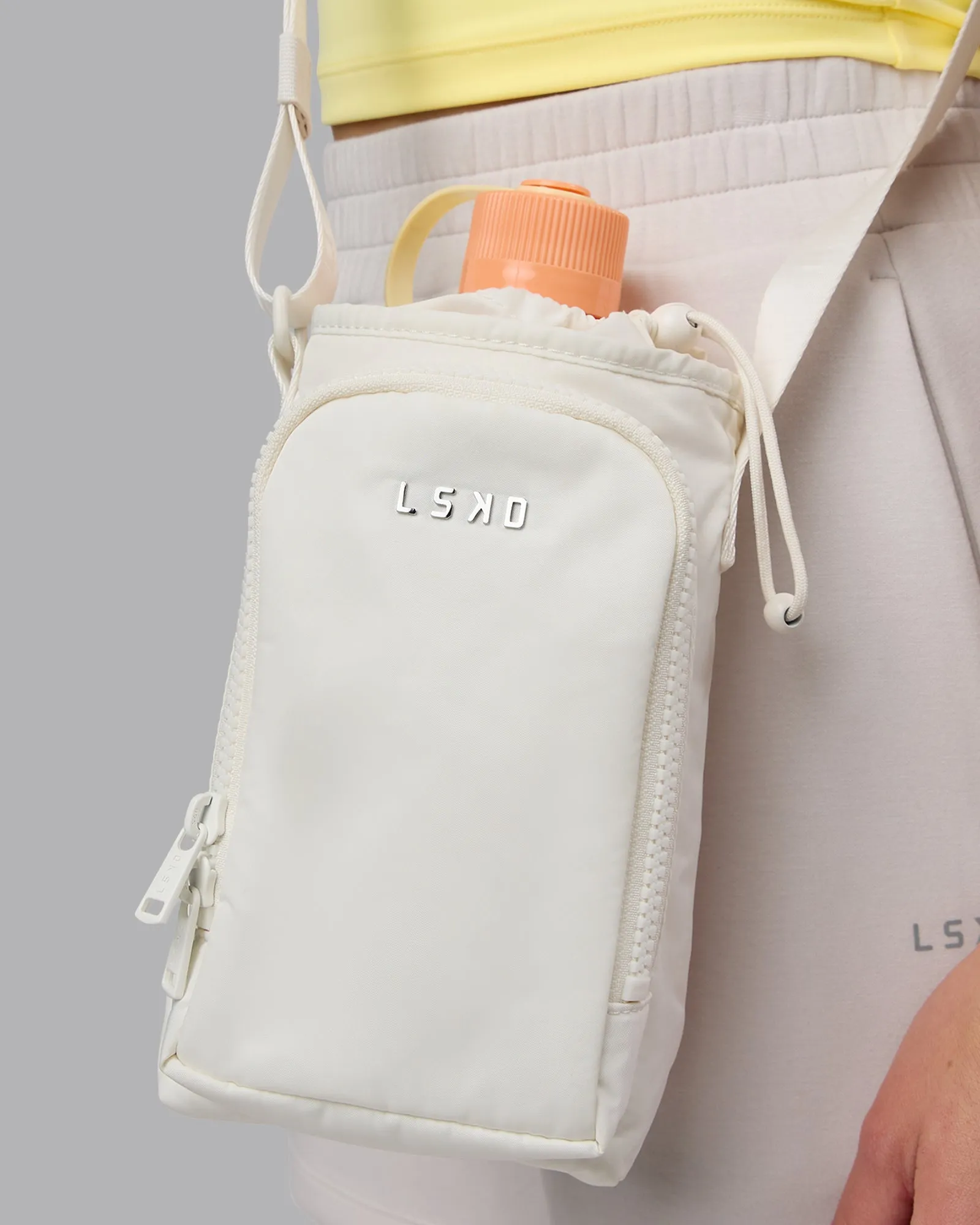 On The Go Water Bottle Sling - Off White sold by LSKD product image thumbnail 3