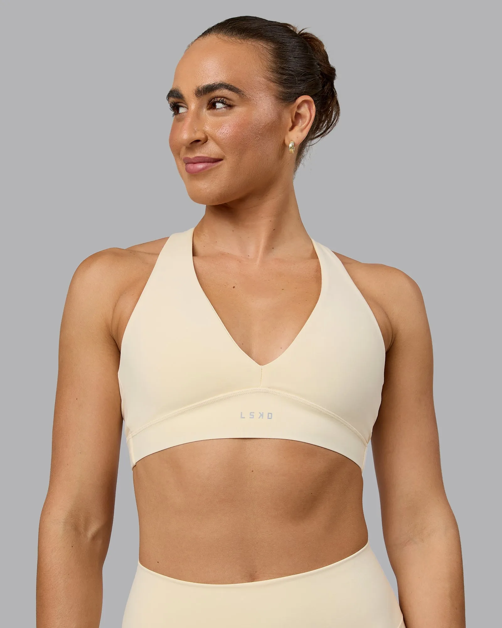 Poise Sports Bra - Ivory sold by LSKD product image thumbnail 2
