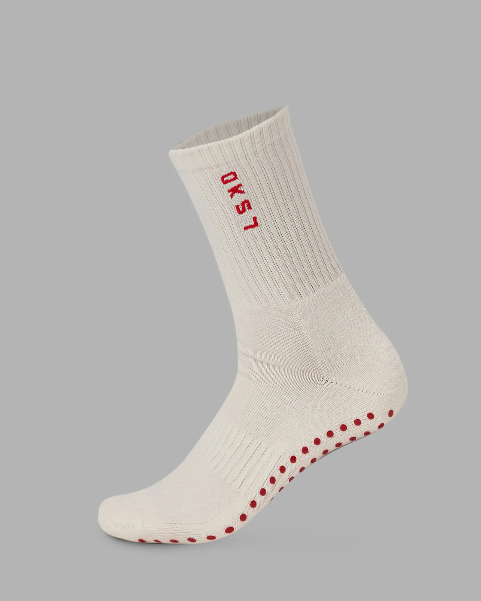 Signal Crew Pilates Grip Socks - Ivory sold by LSKD