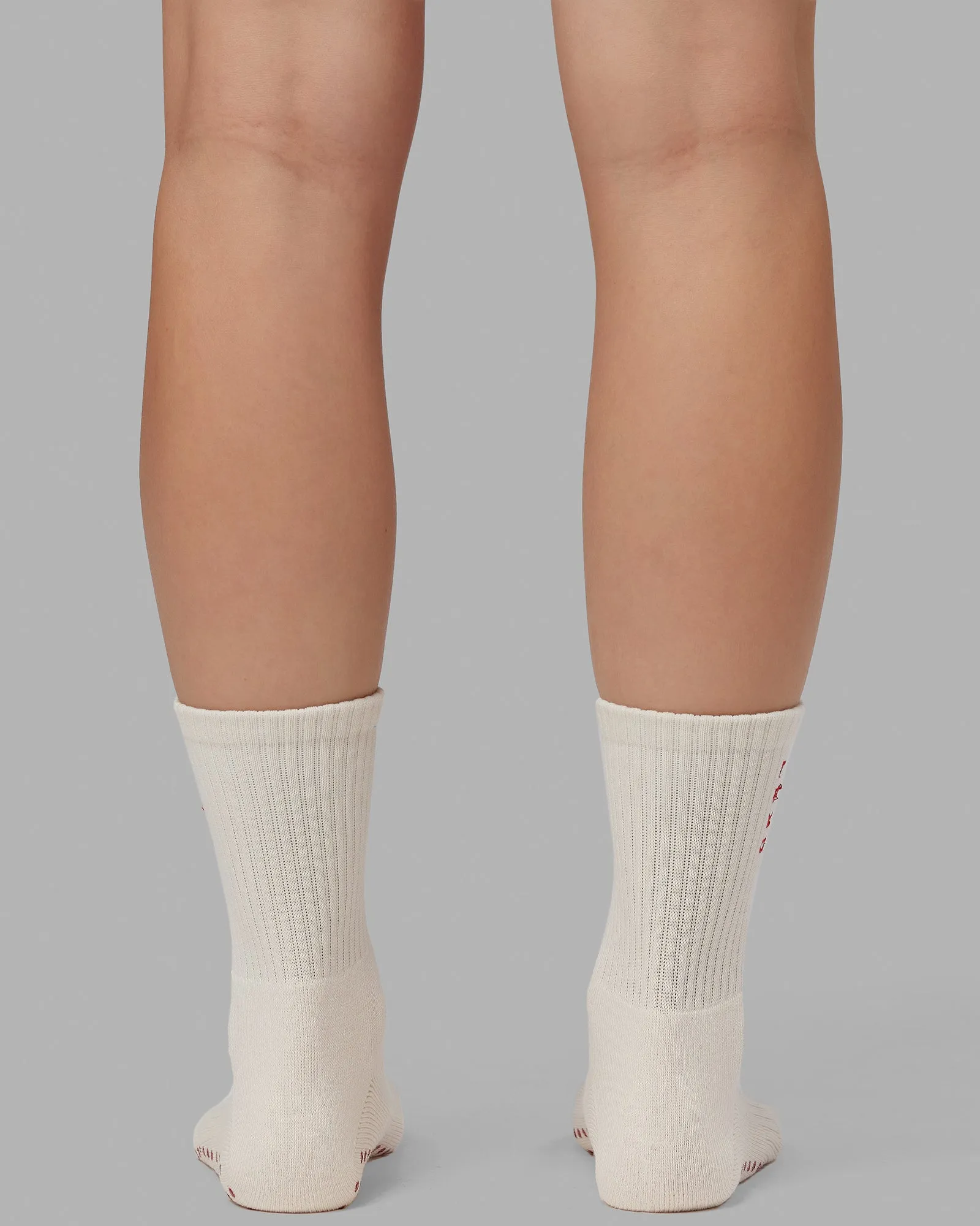 Signal Crew Pilates Grip Socks - Ivory sold by LSKD product image thumbnail 4