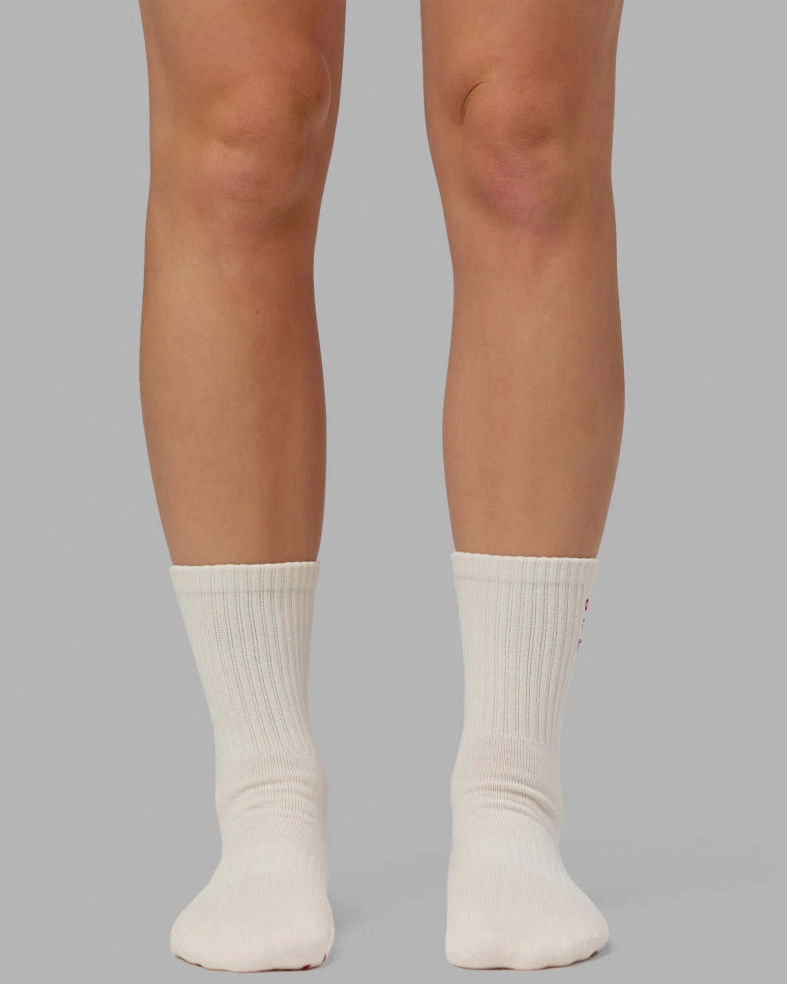 Signal Crew Pilates Grip Socks - Ivory sold by LSKD product image thumbnail 5