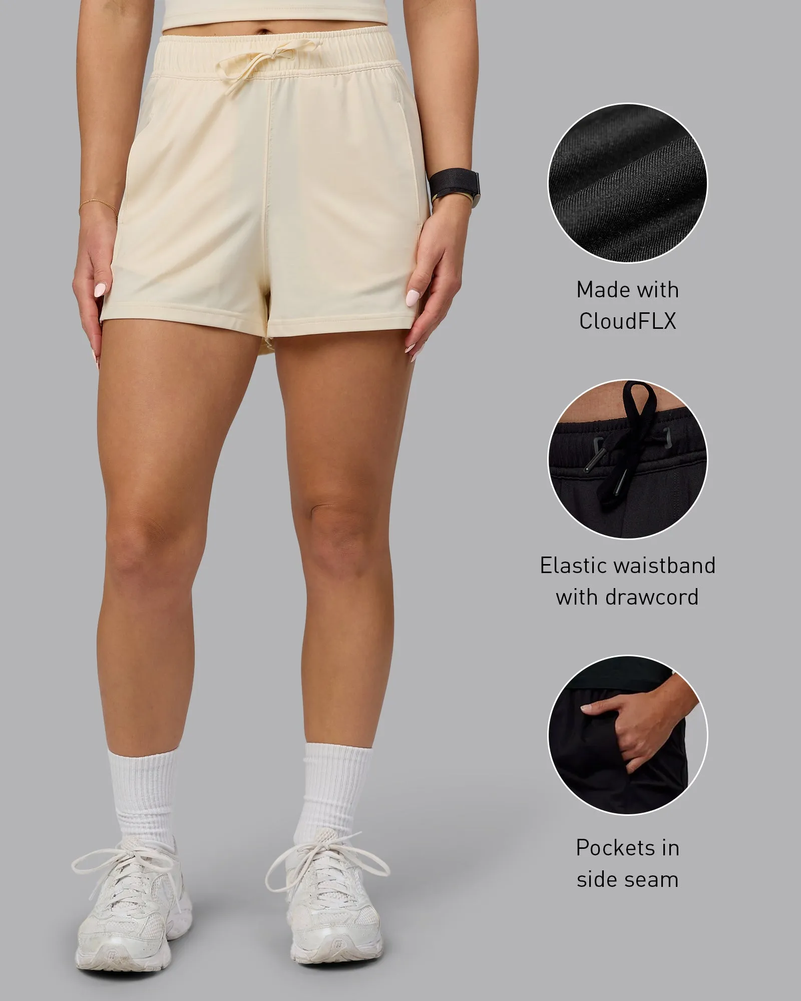 Restore CloudFLX Short - Ivory sold by LSKD product image thumbnail 2