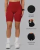 Fusion Bike Short With Pockets - Cherry Red sold by LSKD