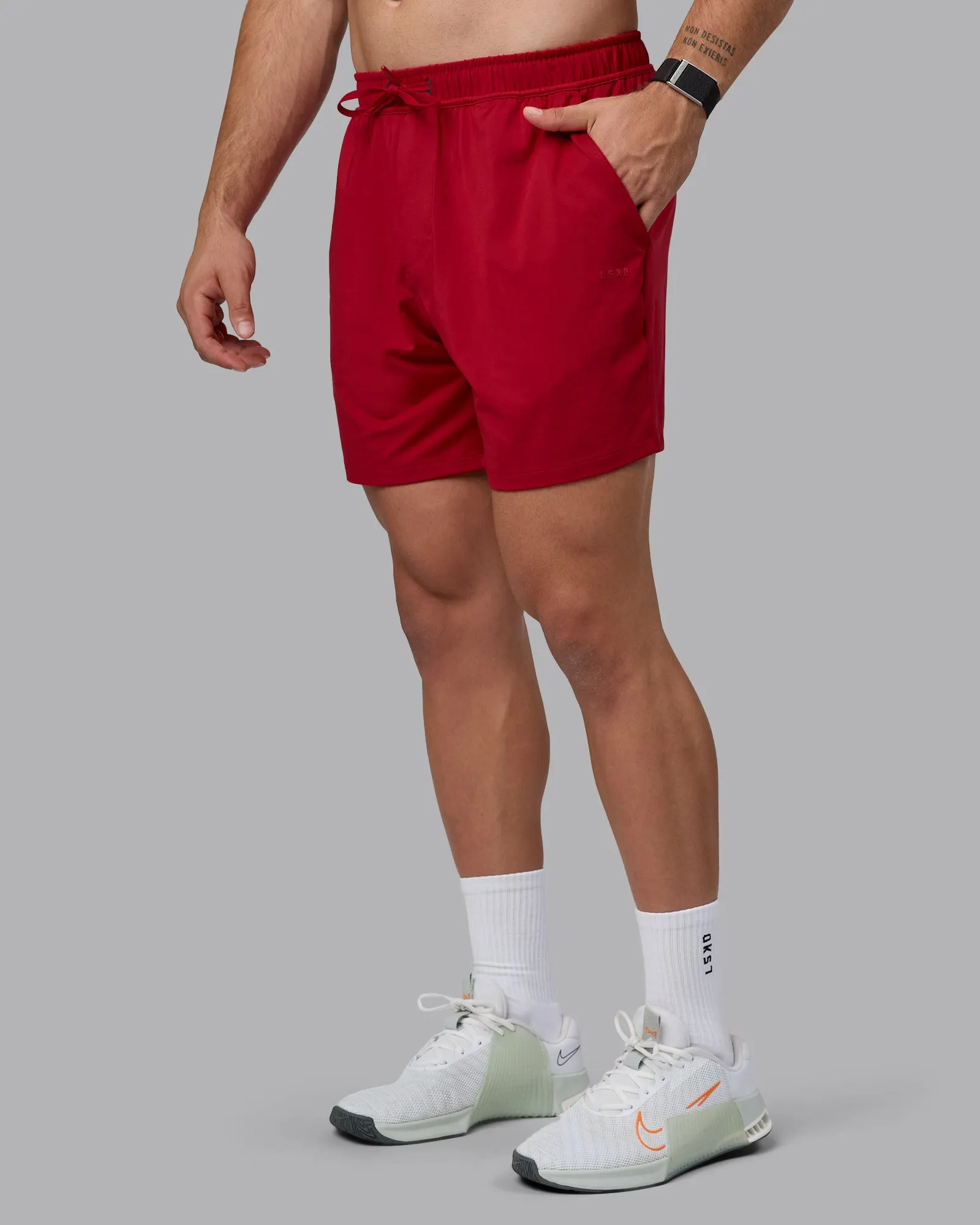 Restore CloudFLX Short - Cherry Red sold by LSKD product image thumbnail 5
