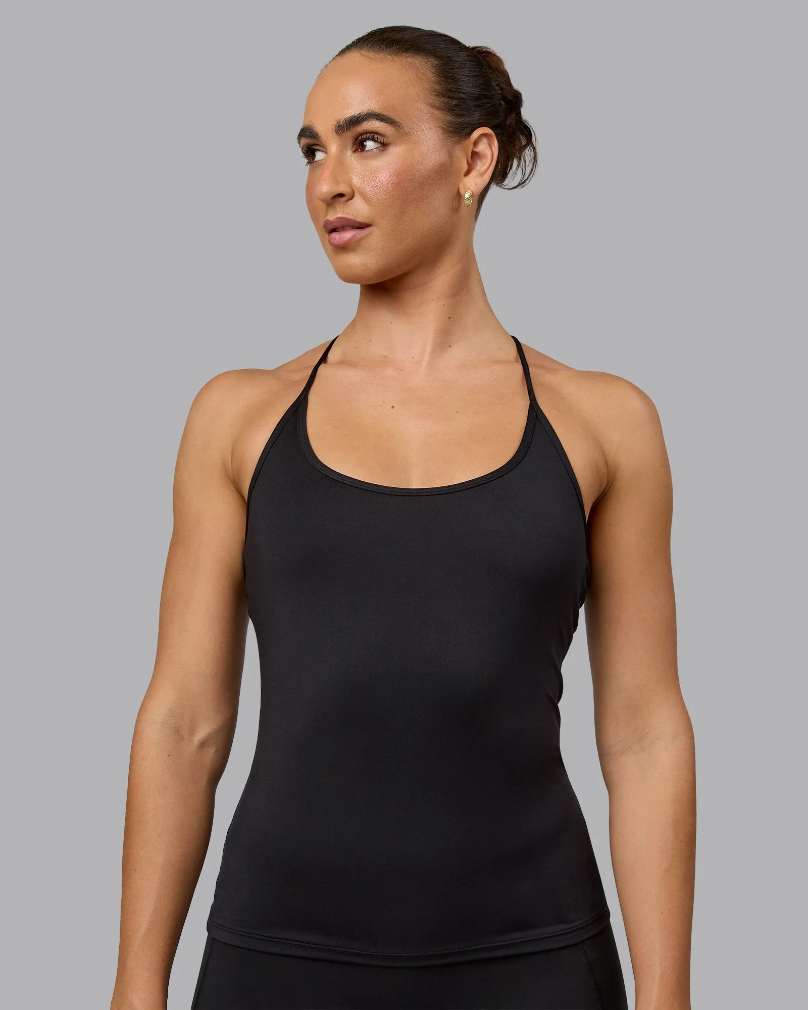 Transition CloudFLX Shelf Bra Tank - Black sold by LSKD
