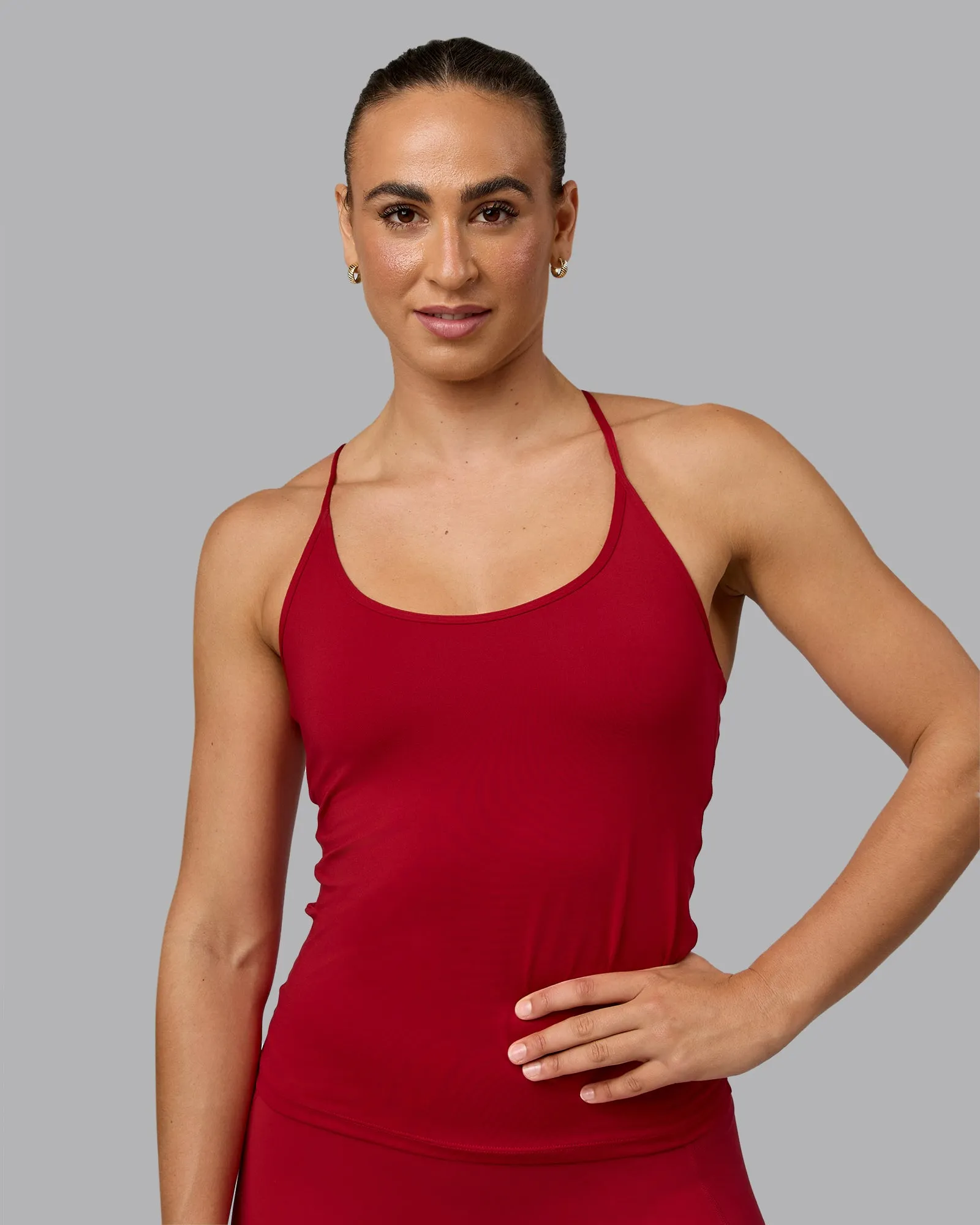 Transition CloudFLX Shelf Bra Tank - Cherry Red sold by LSKD product image thumbnail 3
