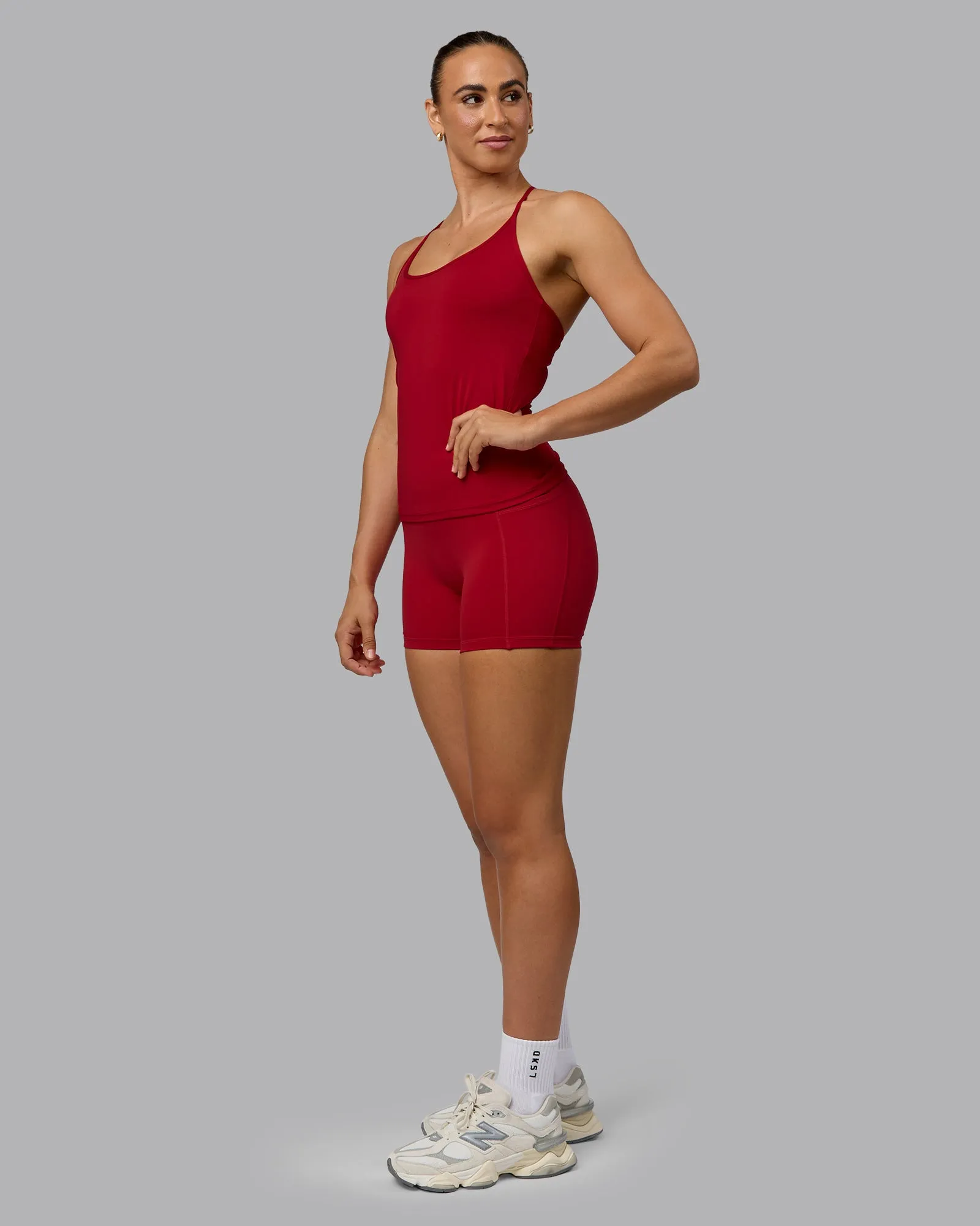 Transition CloudFLX Shelf Bra Tank - Cherry Red sold by LSKD product image thumbnail 5