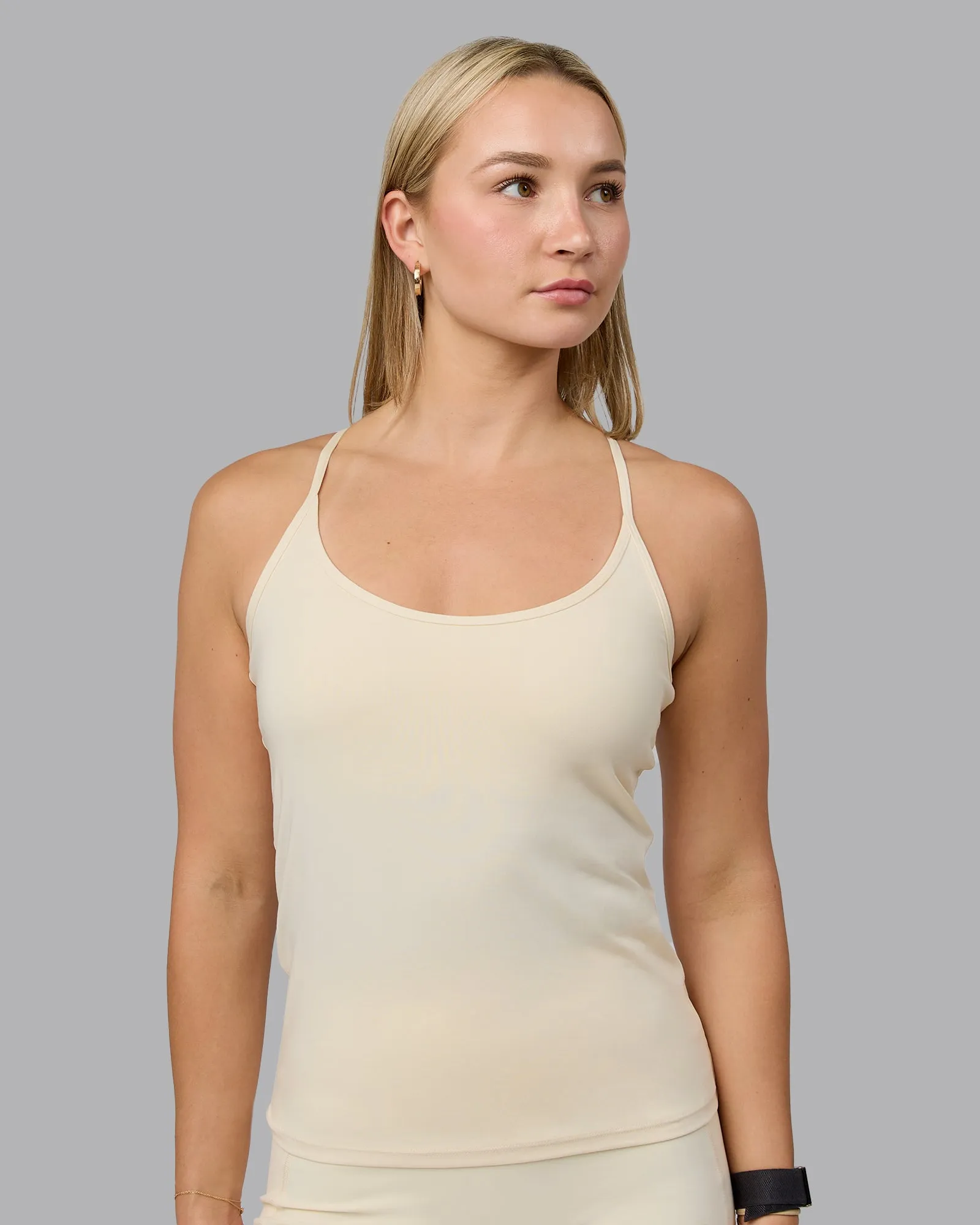 Transition CloudFLX Shelf Bra Tank - Ivory sold by LSKD
