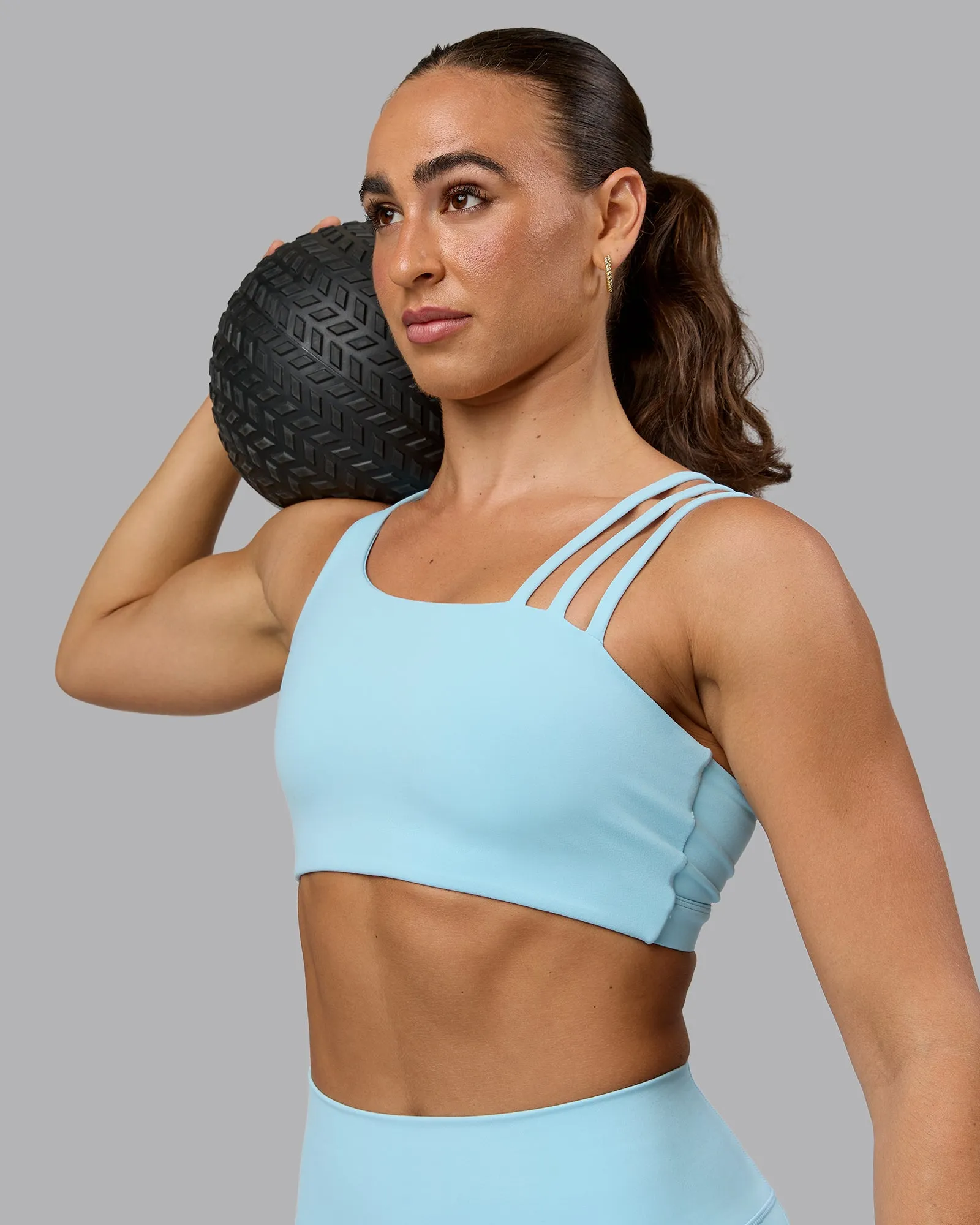 Galvanise Sports Bra - Crystal Blue sold by LSKD product image thumbnail 5