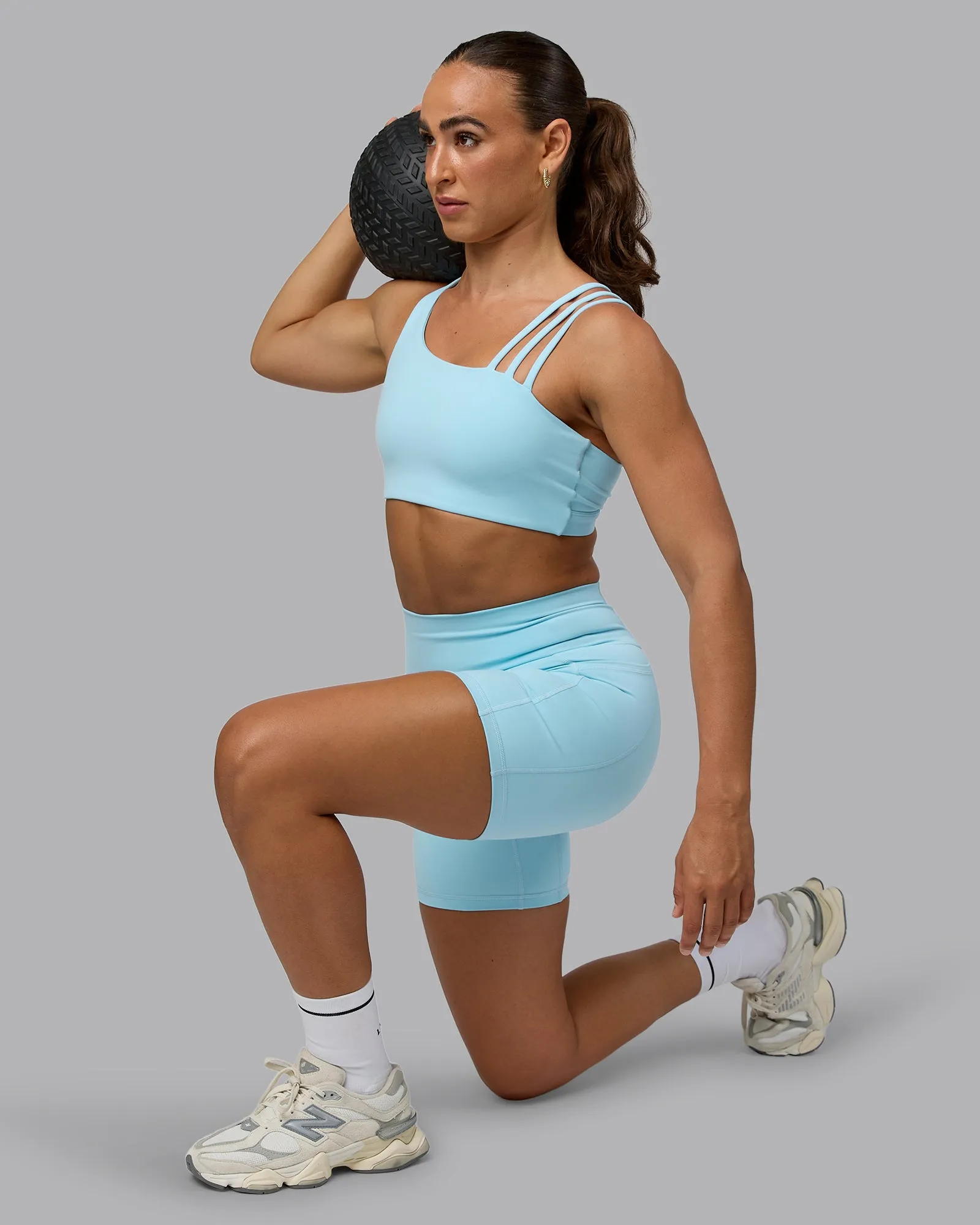 Galvanise Sports Bra - Crystal Blue sold by LSKD product image thumbnail 3