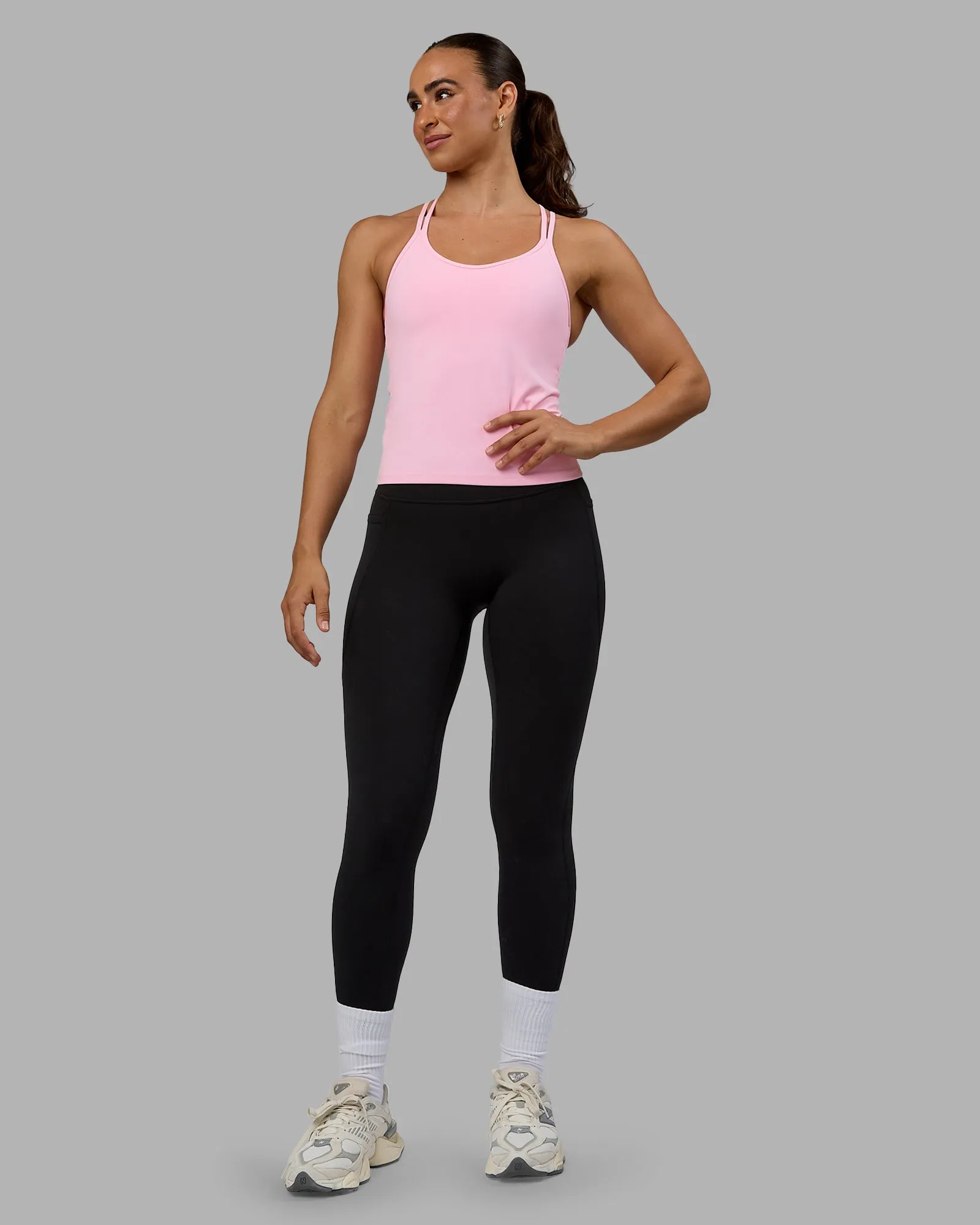Balance Active Shelf Bra Tank - Pale Pink sold by LSKD product image thumbnail 5