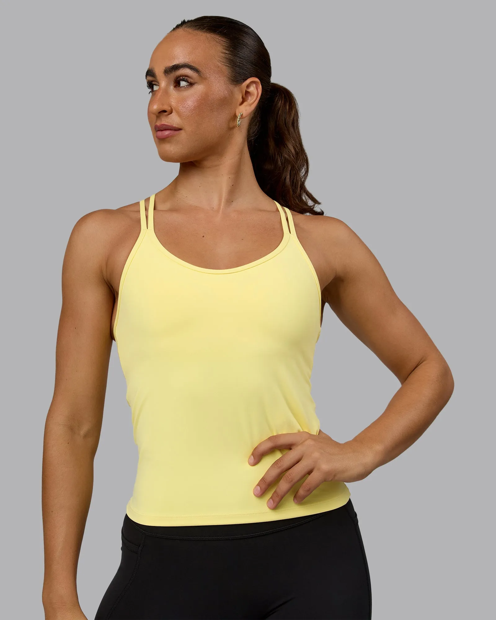 Balance Active Shelf Bra Tank - Lemon sold by LSKD product image thumbnail 3
