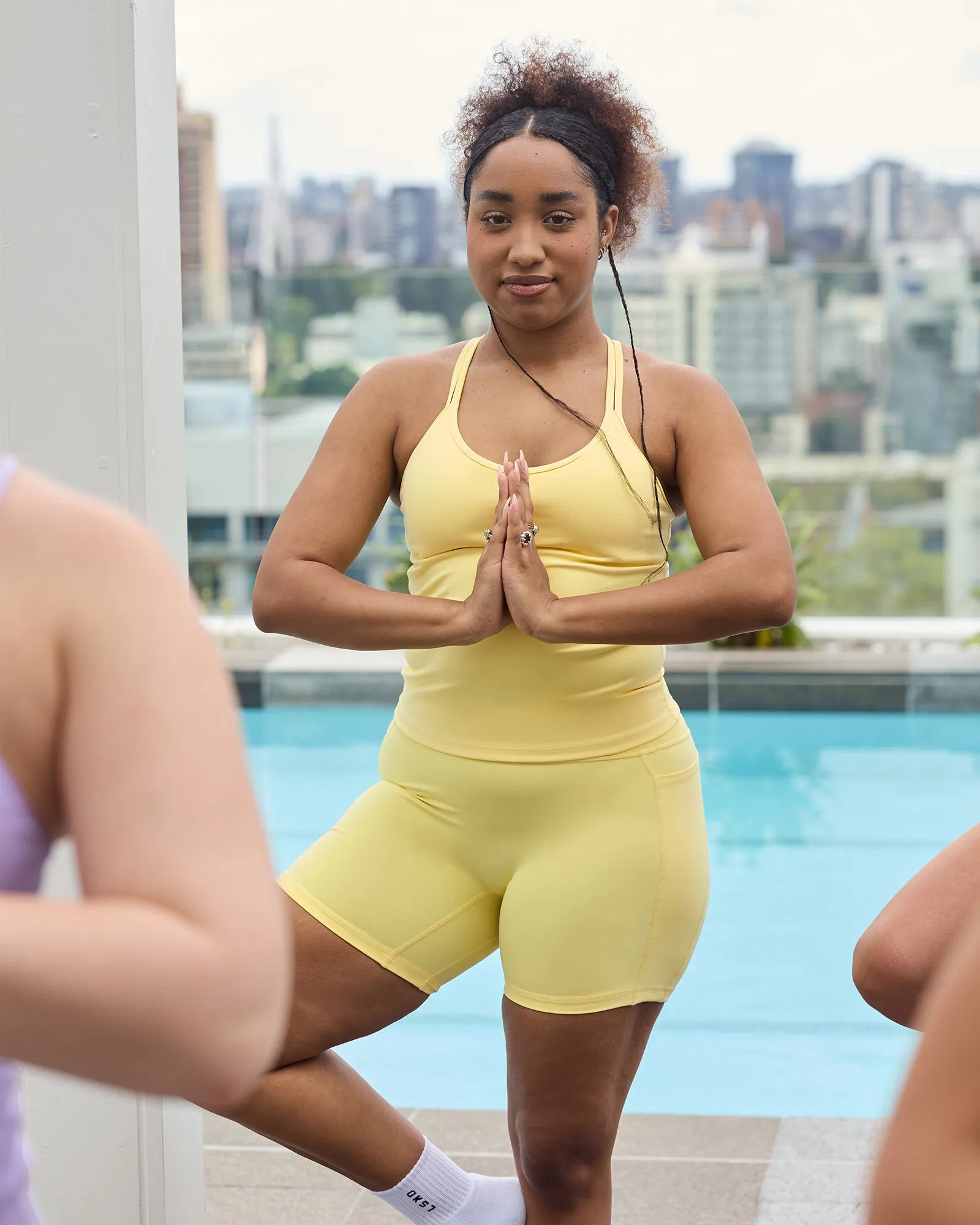 Balance Active Shelf Bra Tank - Lemon sold by LSKD