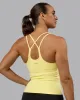 Balance Active Shelf Bra Tank - Lemon sold by LSKD