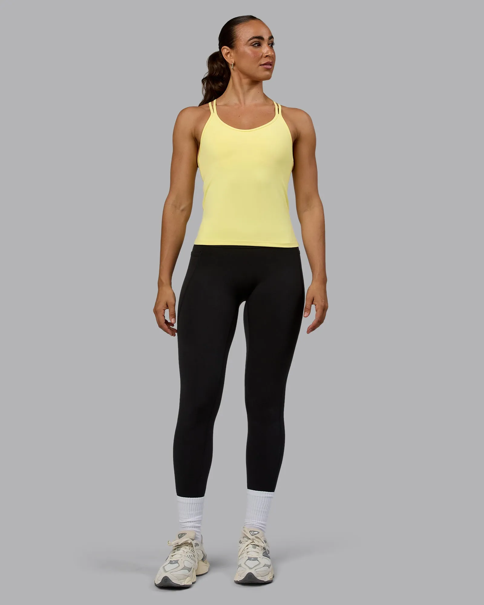 Balance Active Shelf Bra Tank - Lemon sold by LSKD product image thumbnail 5