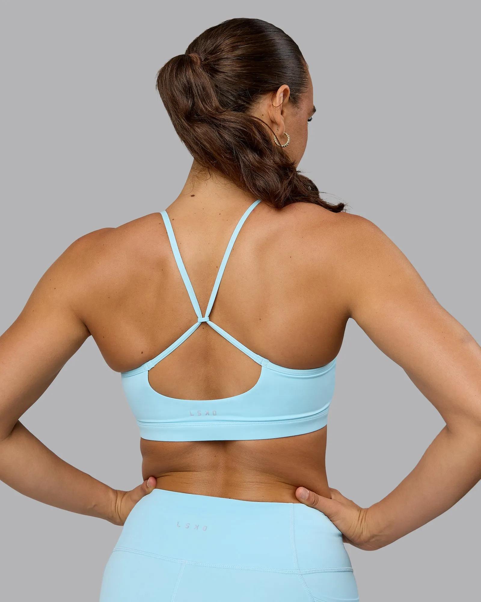 Glow Sports Bra - Crystal Blue sold by LSKD product image thumbnail 2