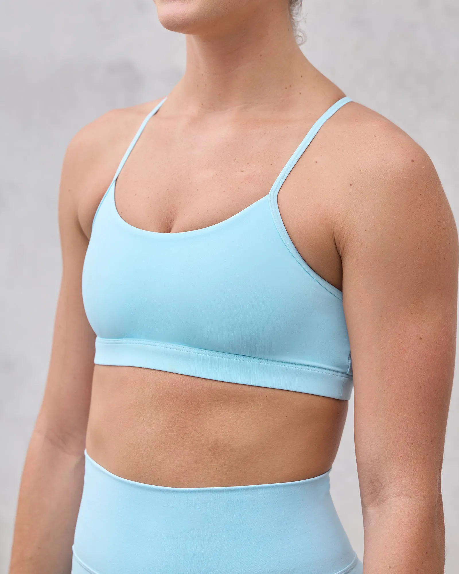 Glow Sports Bra - Crystal Blue sold by LSKD product image thumbnail 5