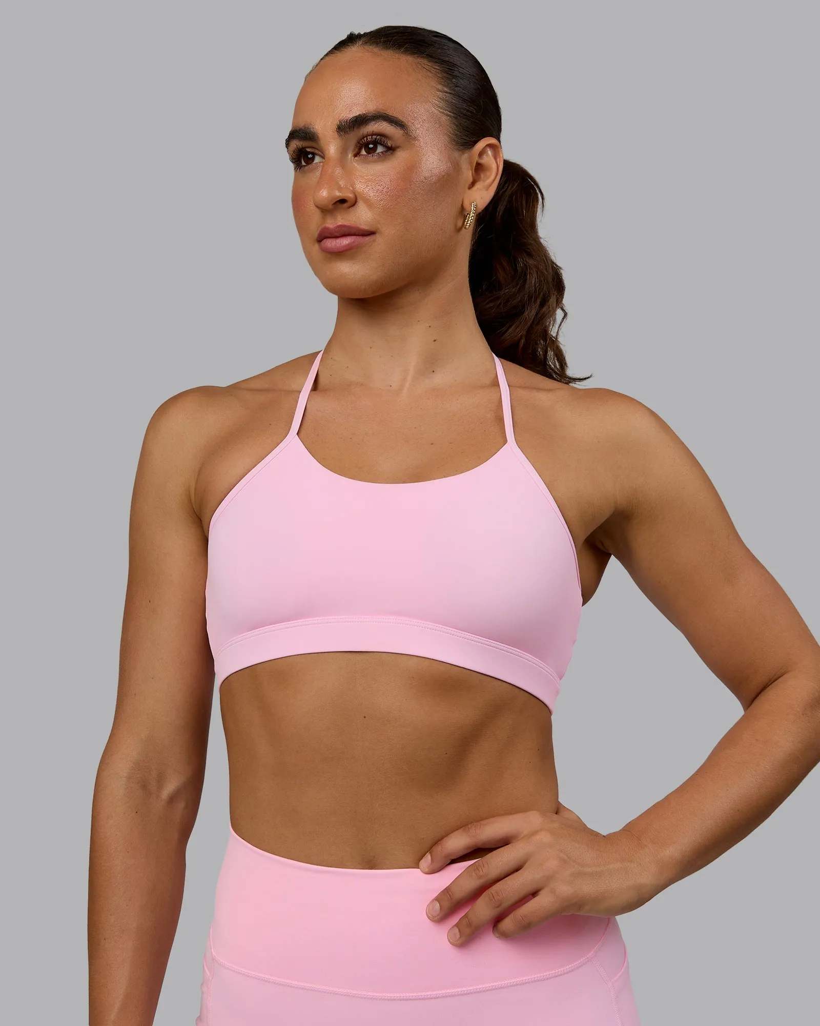 Glow Sports Bra - Pale Pink sold by LSKD product image thumbnail 3