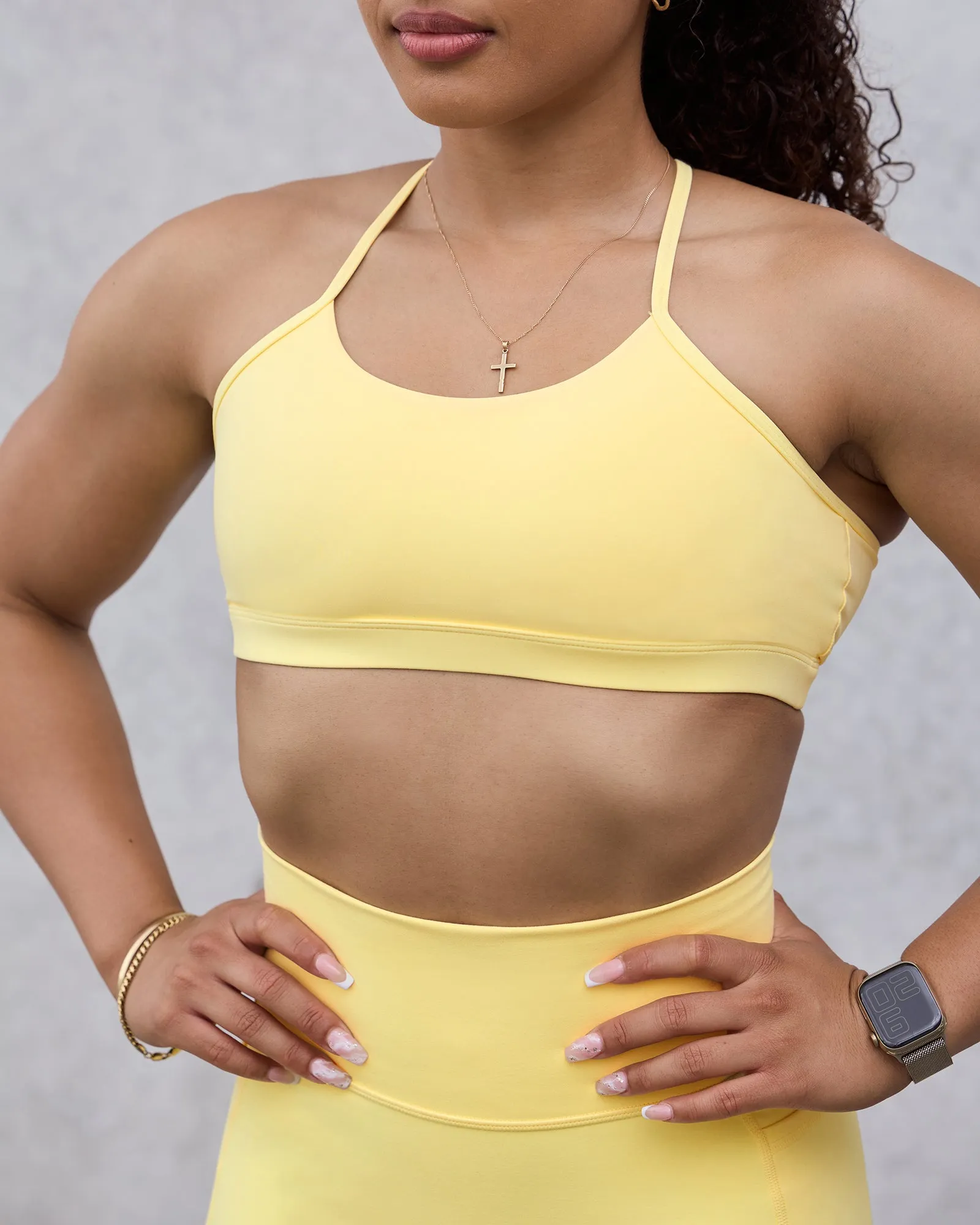 Glow Sports Bra - Lemon sold by LSKD product image thumbnail 2