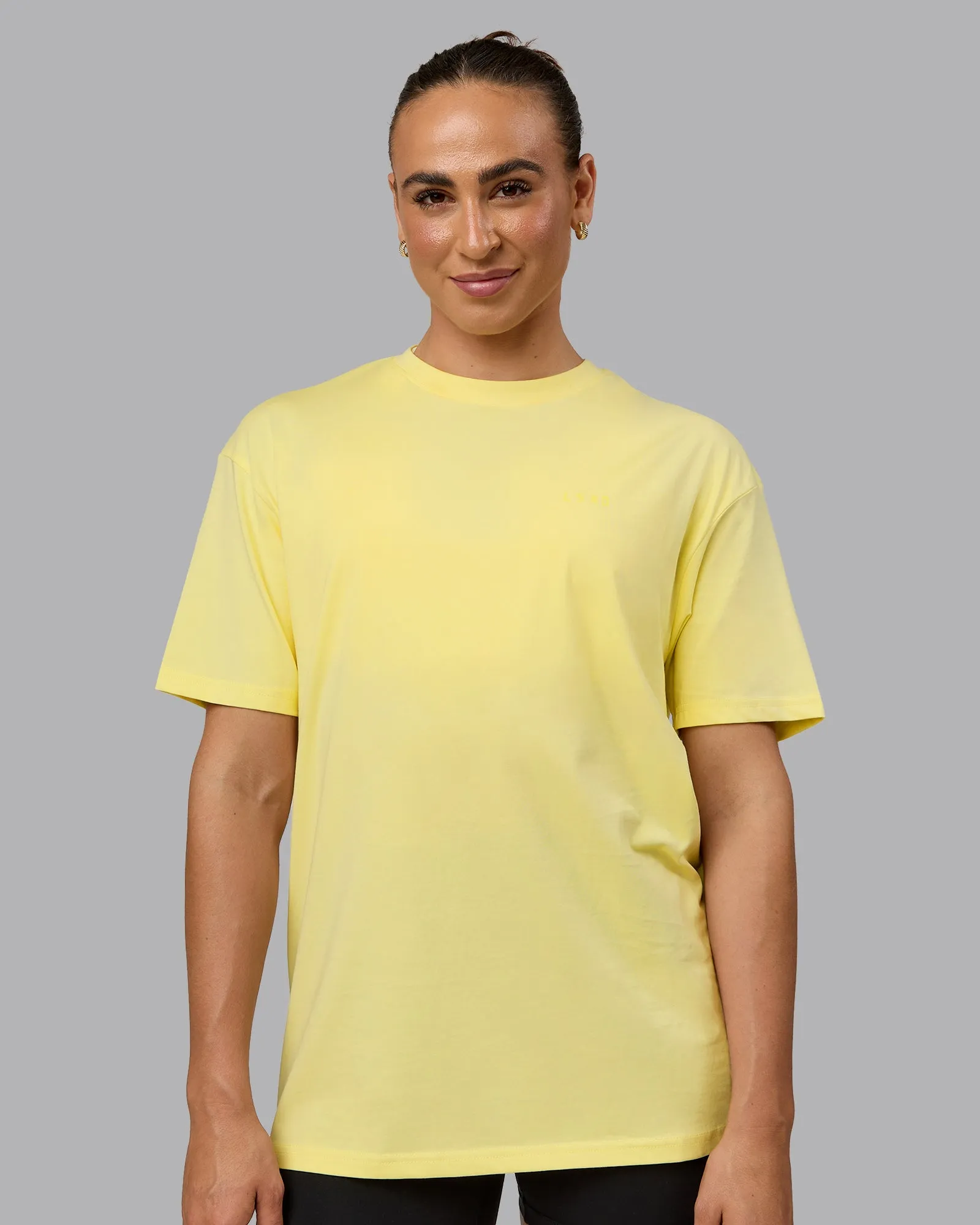 Enjoy the Journey Value Series FLXCotton Tee Oversize - Pale Yellow-Sundress sold by LSKD product image thumbnail 3