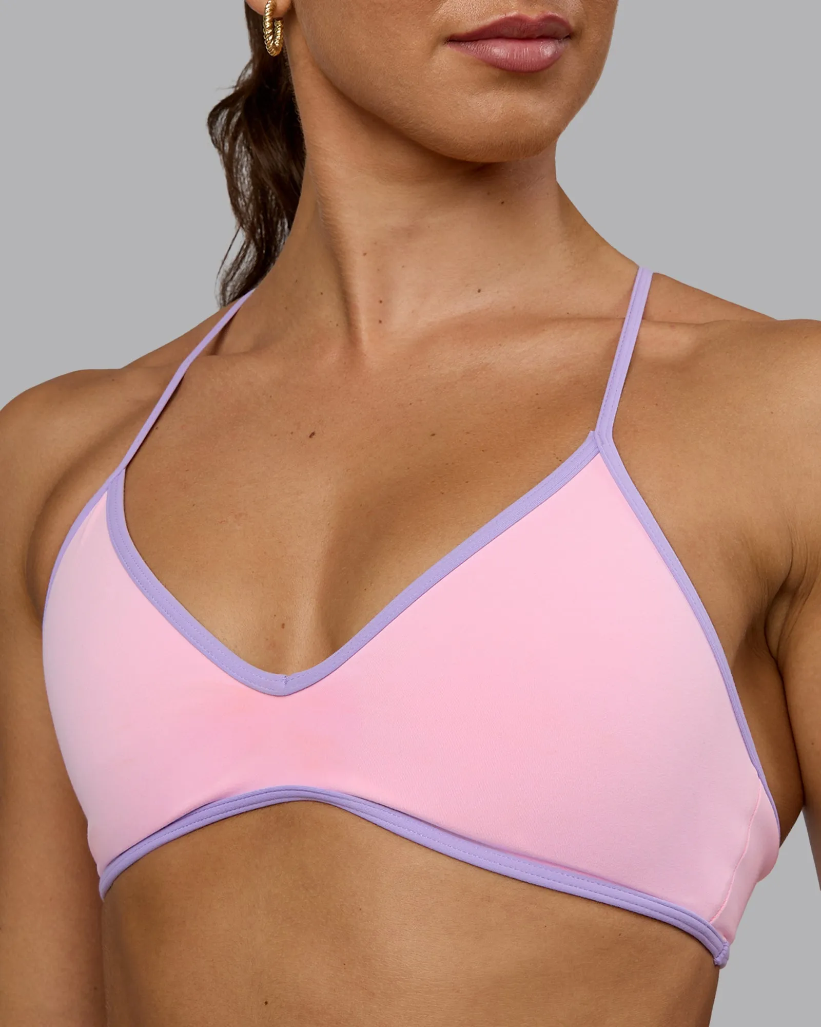 Ambience Sports Bra - Pale Pink-Pale Lilac sold by LSKD product image thumbnail 4
